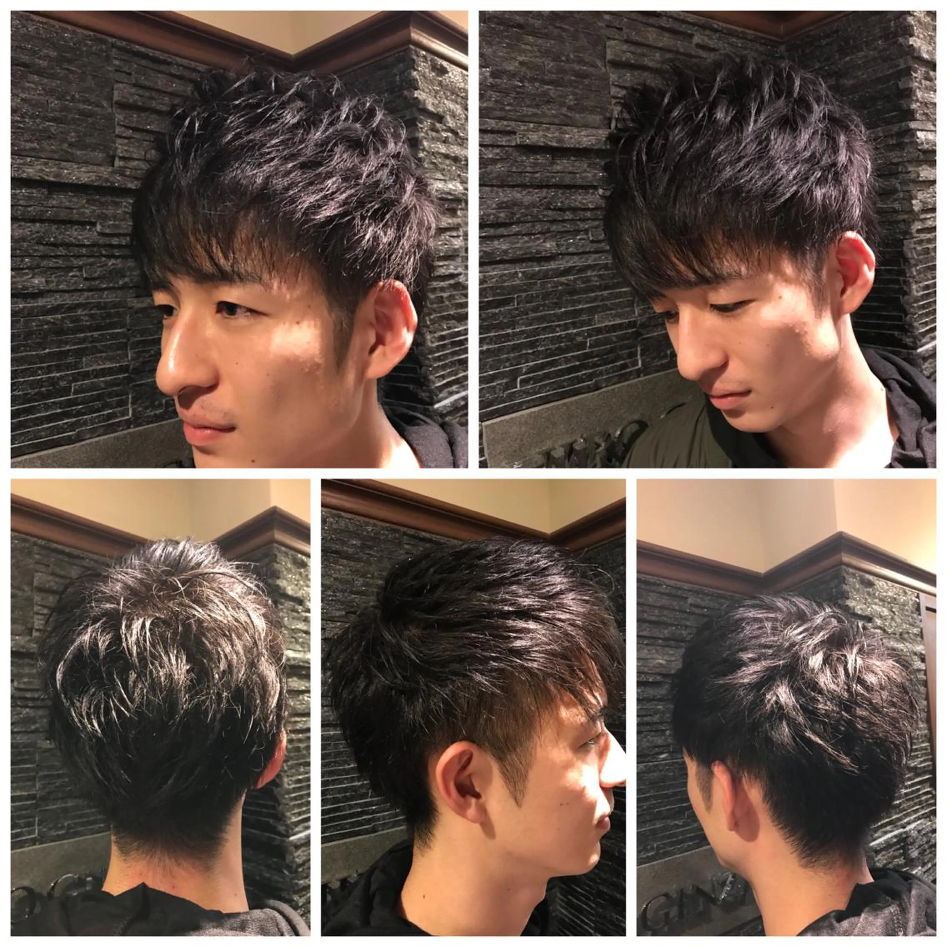 ショート 岡部 迅のヘアスタイル
