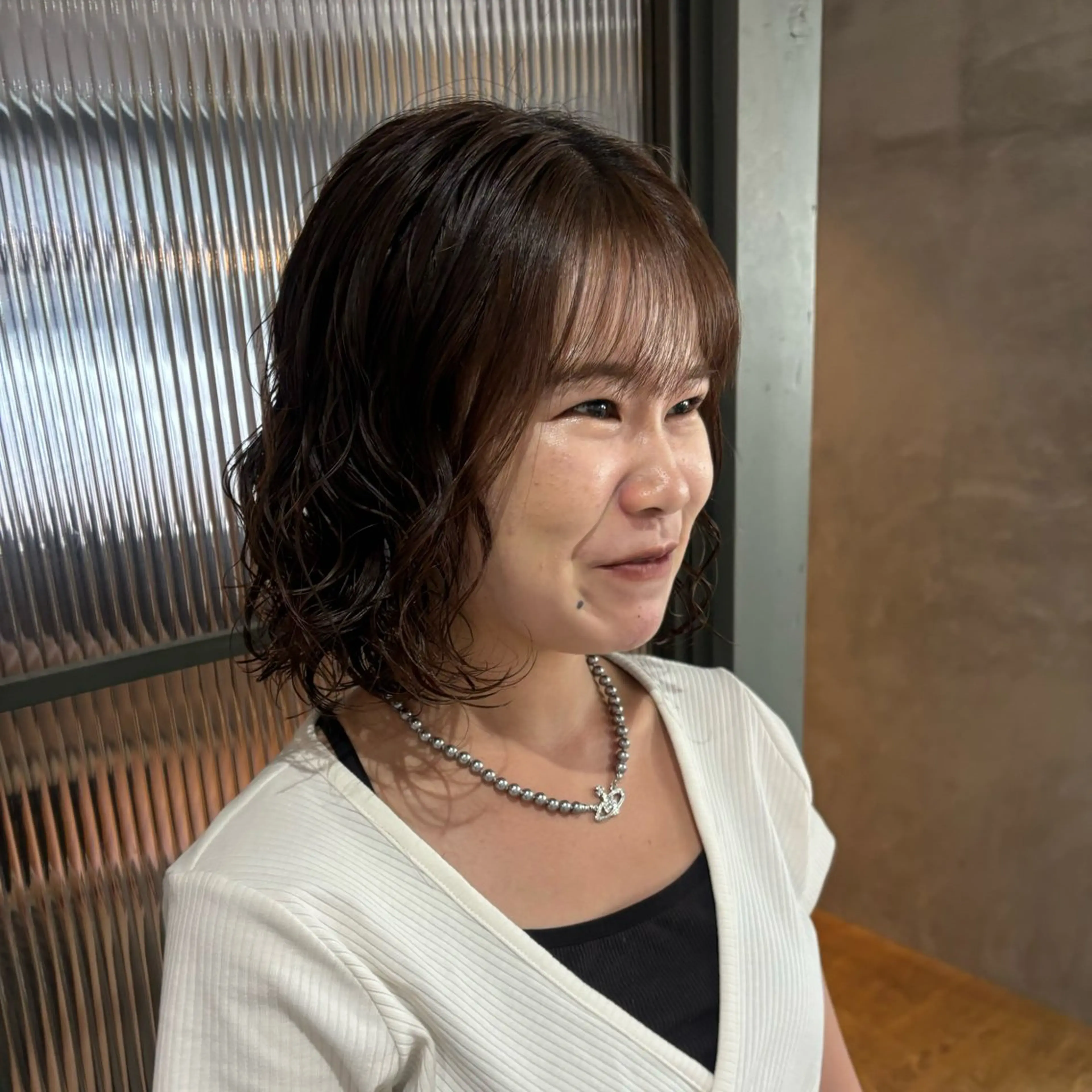 ミディアム パーマ ciala清澄白河所属・MANA/ ciala清澄白河のヘアスタイル