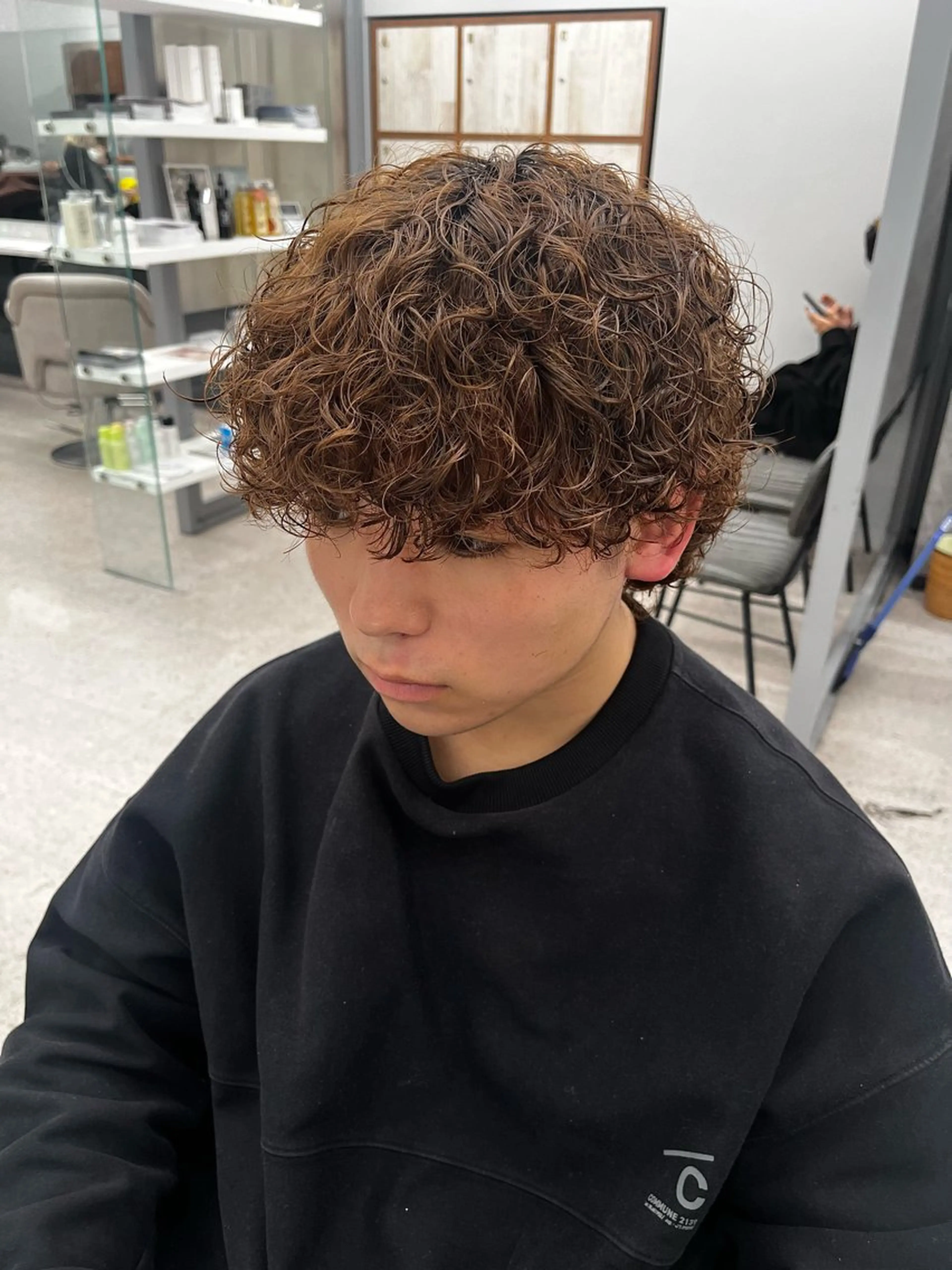 パーマ メンズ カット パーマ 🍐シャドウパーマ メンズ特化/守岡🍐のヘアスタイル