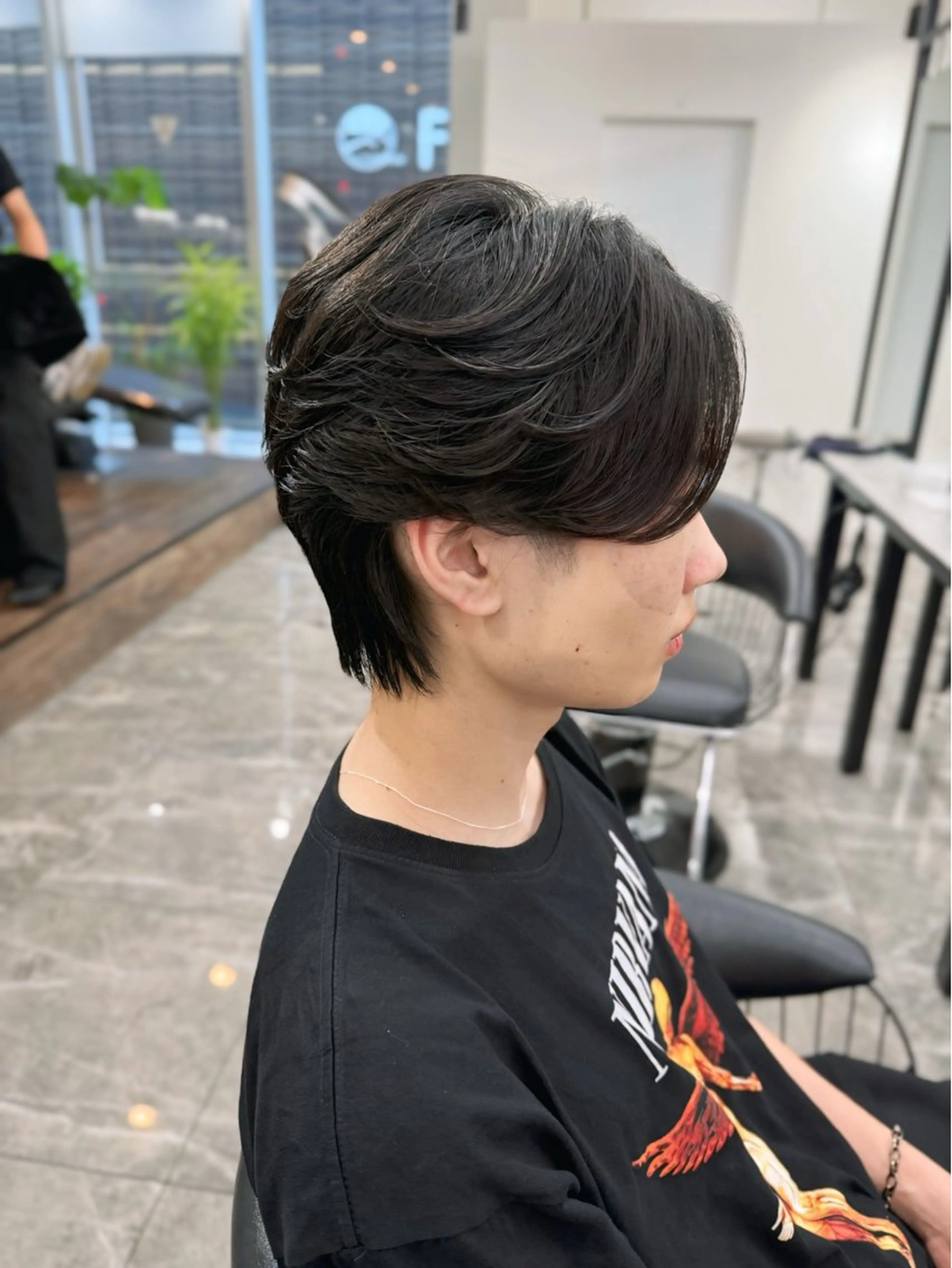 メンズ カット パーマ 縮毛矯正 トリートメント 京都レイヤーカット/ 縮毛矯正/羽柴りくのヘアスタイル