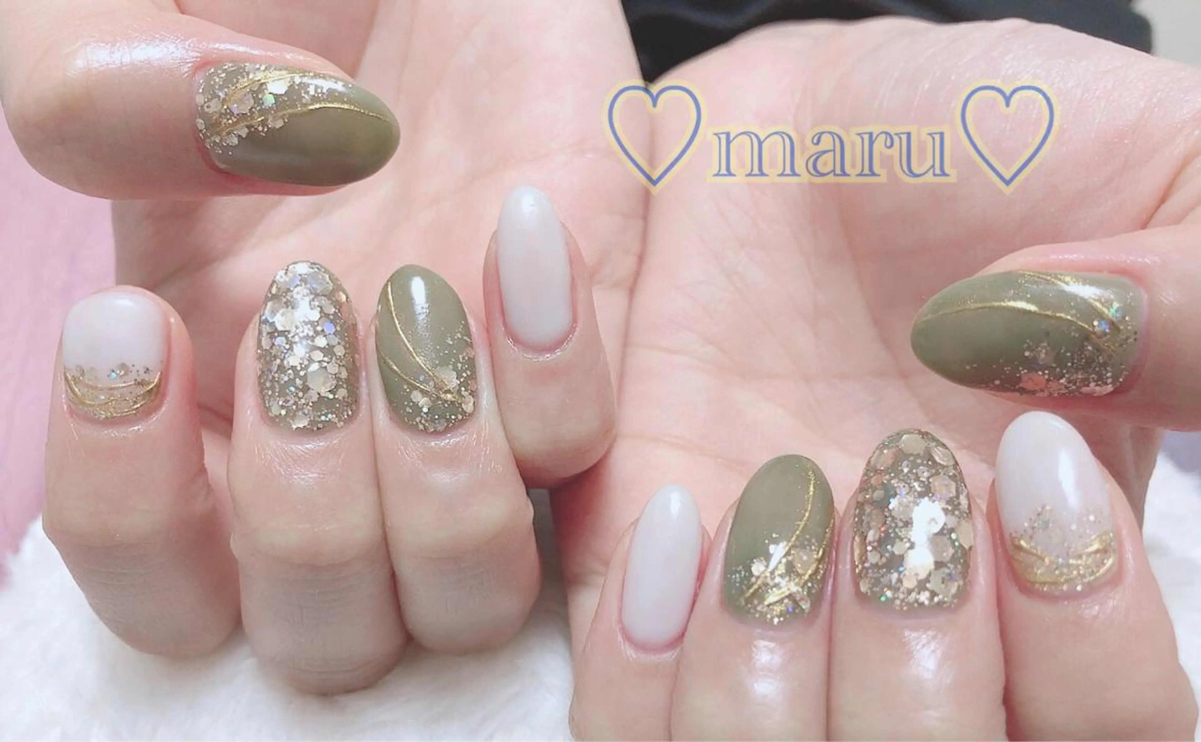 ネイル ハンドネイル フットネイル まるみ ♡のネイルデザイン