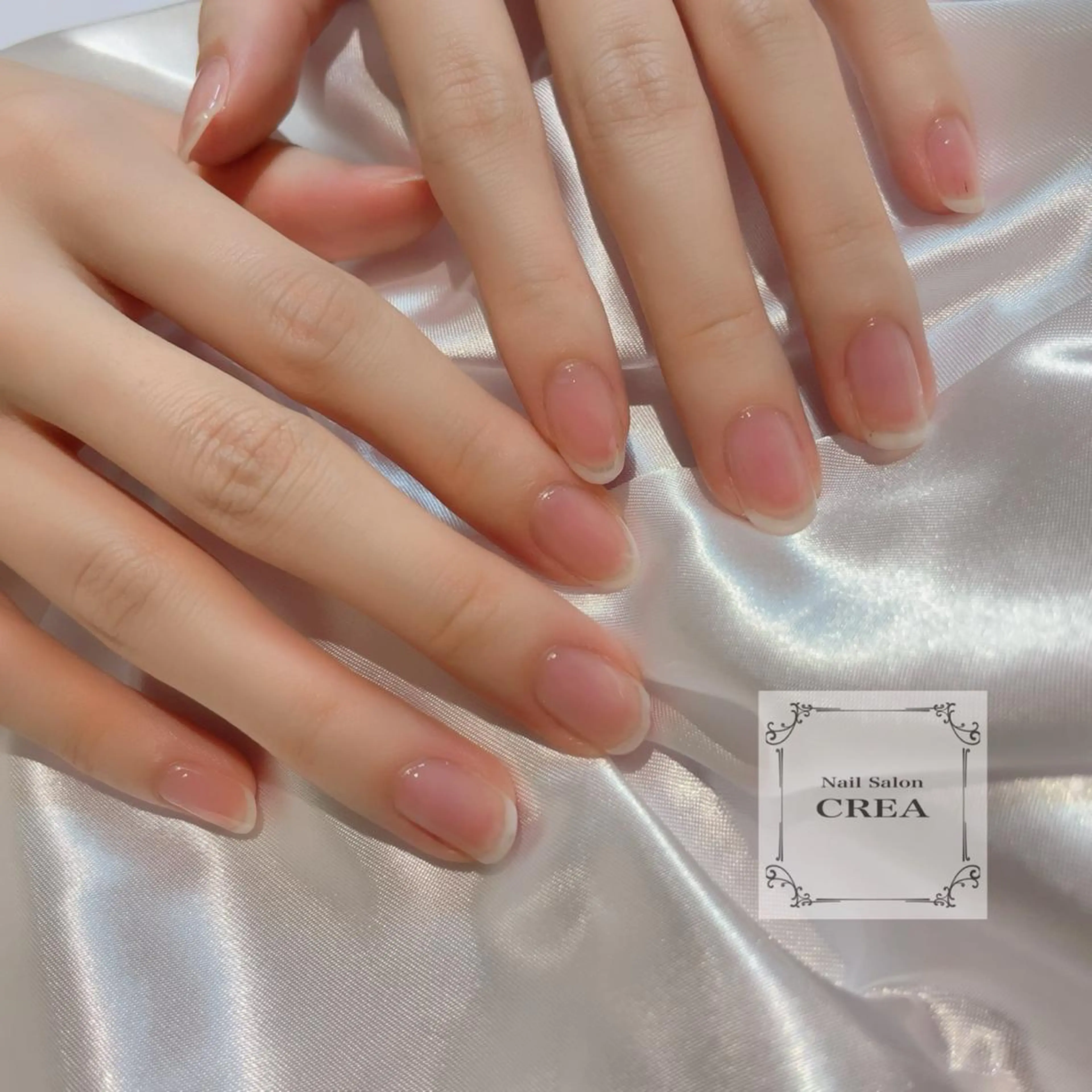 ネイル クリアネイル ジェルネイル NailSalon CREAのネイルデザイン