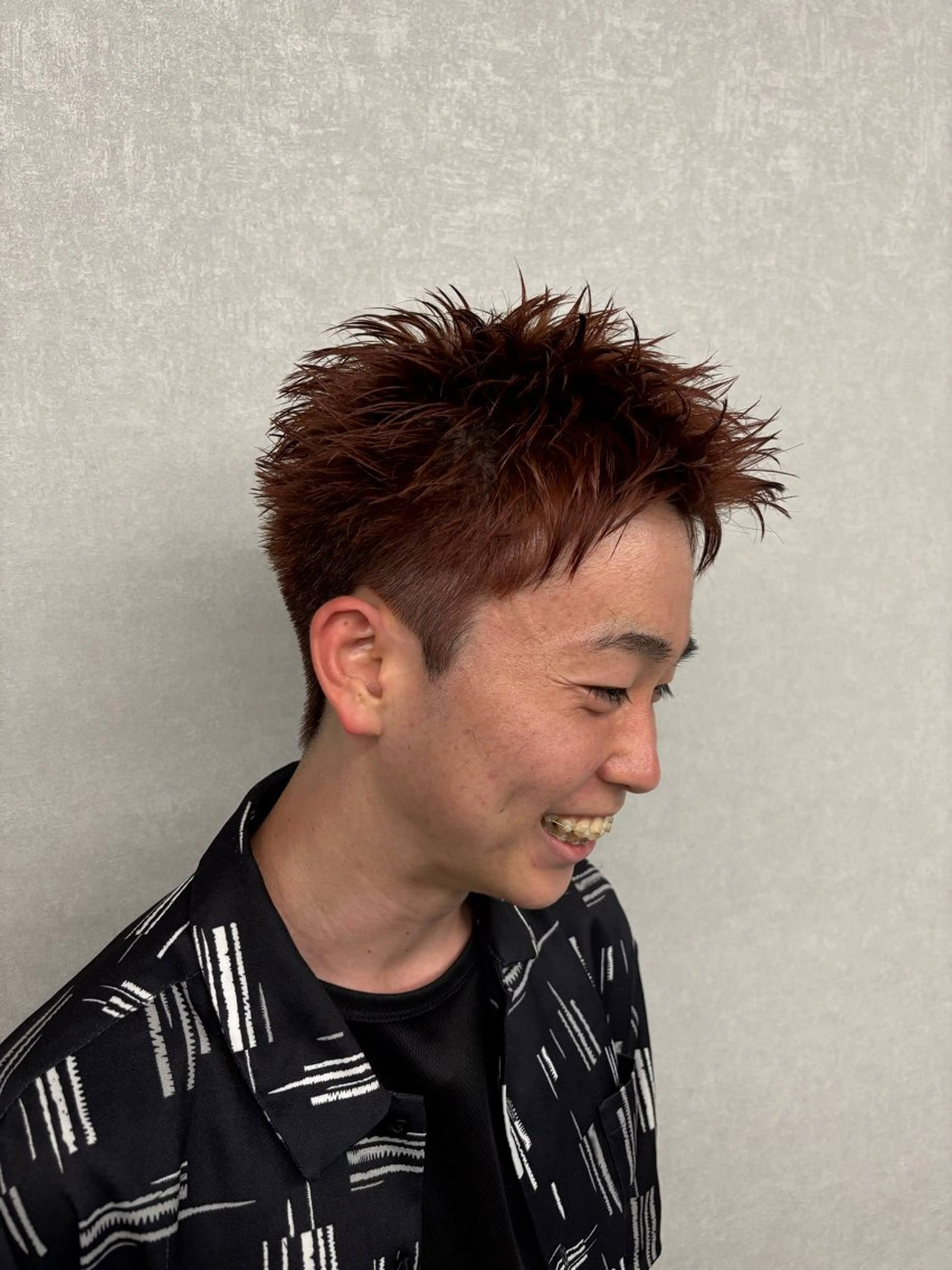 ショート カラー メンズ スパイキーショート ショートヘア メンズサロン/戸塚駅 東口3分/冨田大輝のヘアスタイル