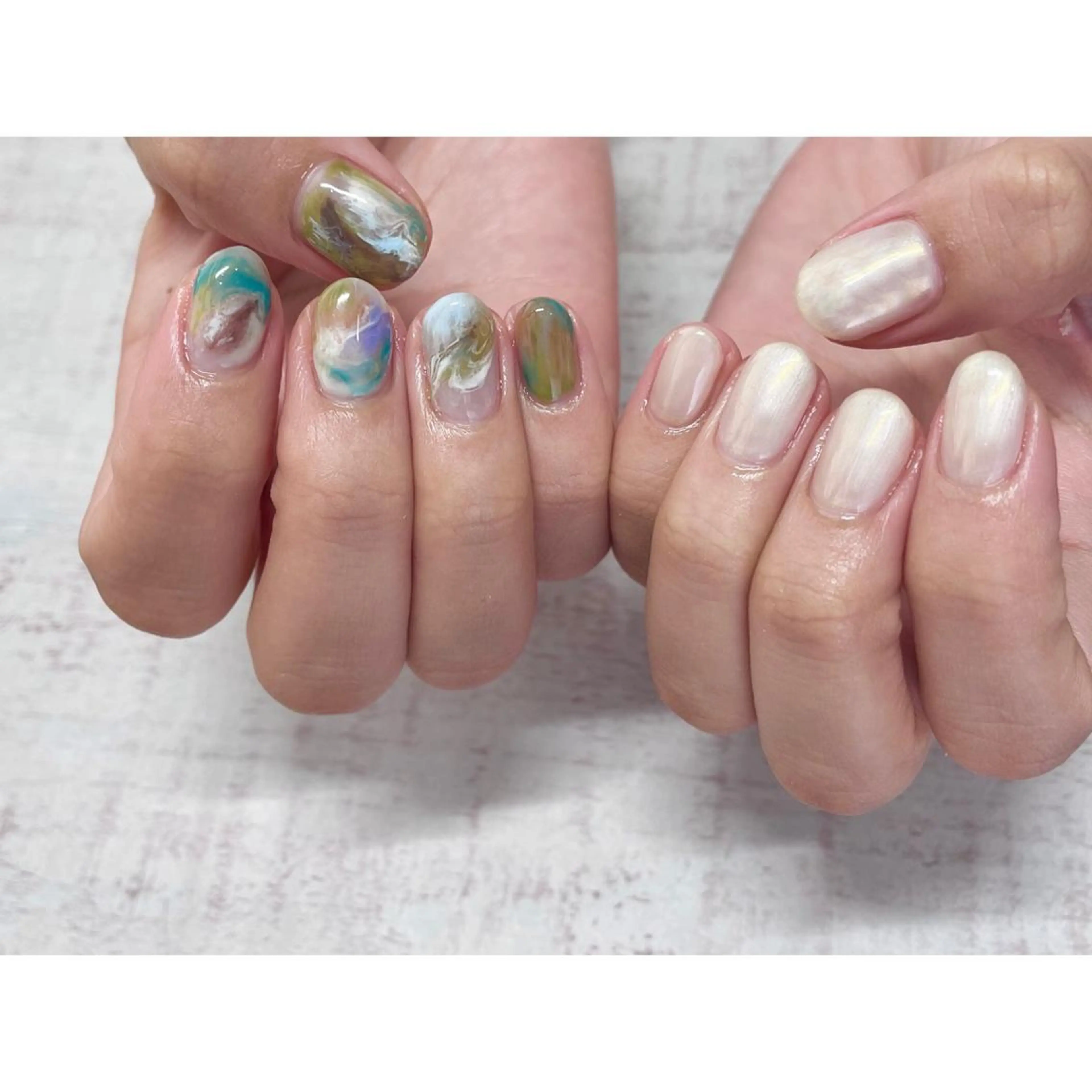 ネイル 𖡼 yumenoのネイルデザイン