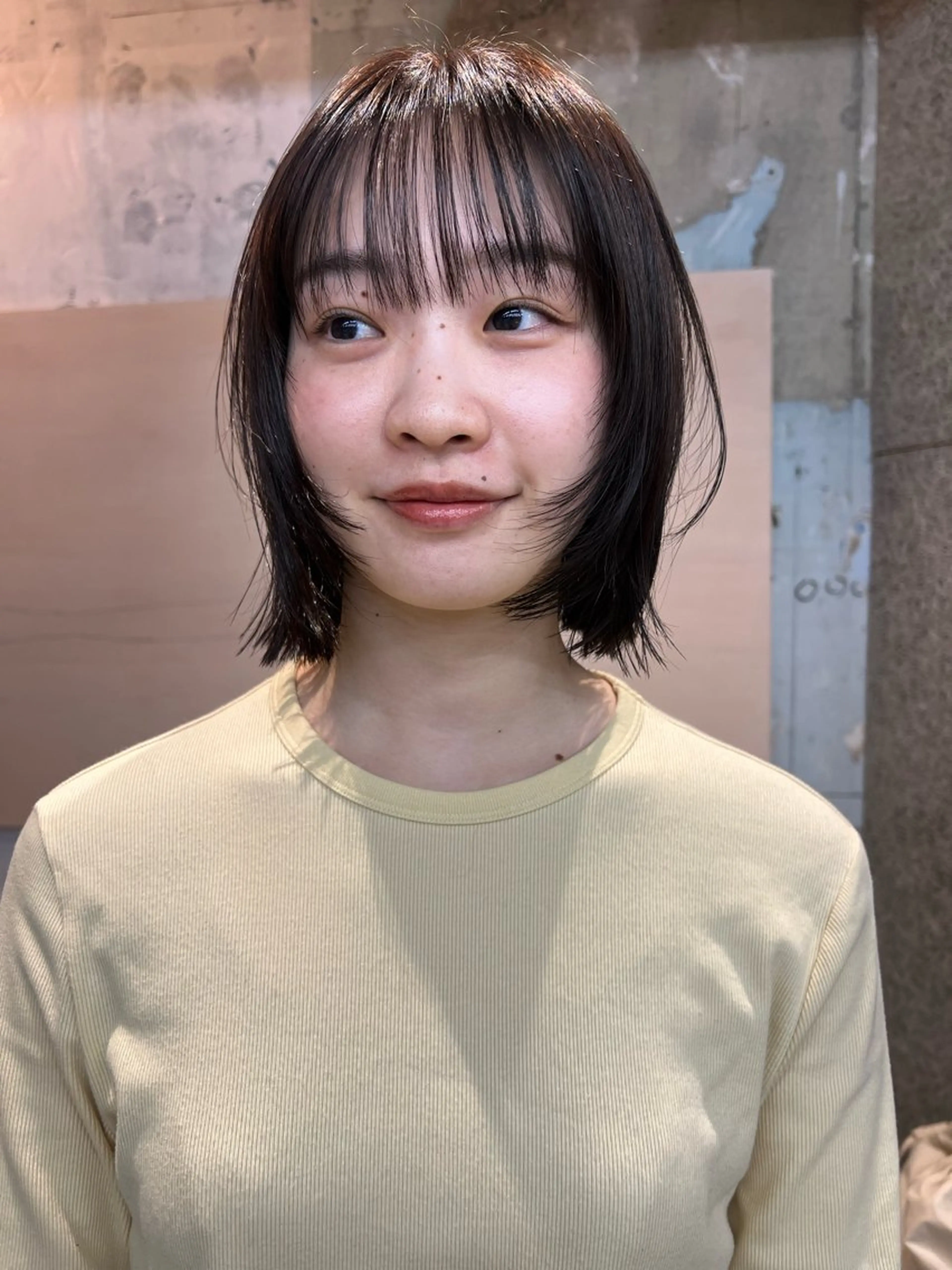 ミディアム カット ヘアカラー yu  /透明感 カラー/caseyのヘアスタイル