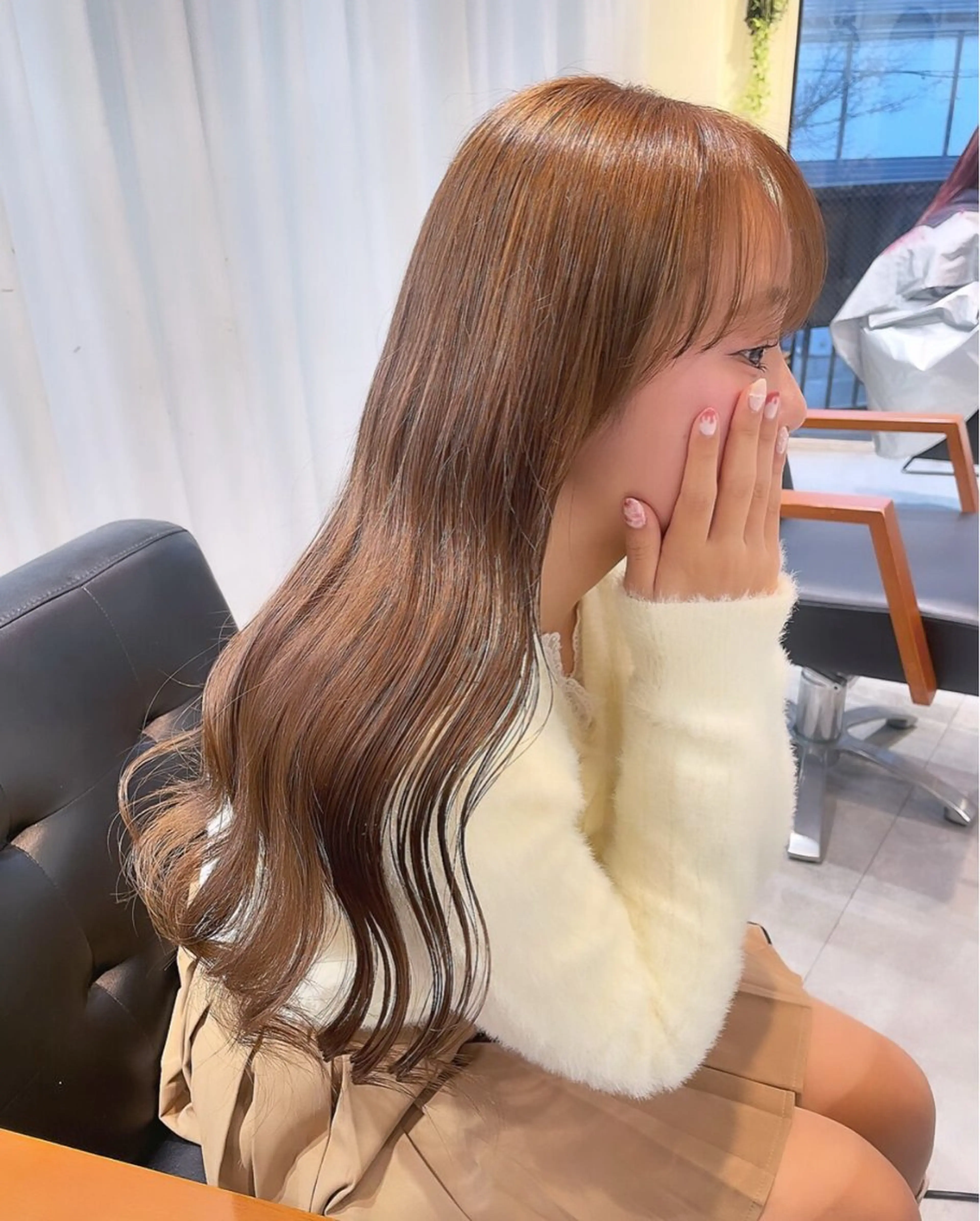 ロング カラー ヘアカラー はがいふみか/ モデルさん募集中のヘアスタイル