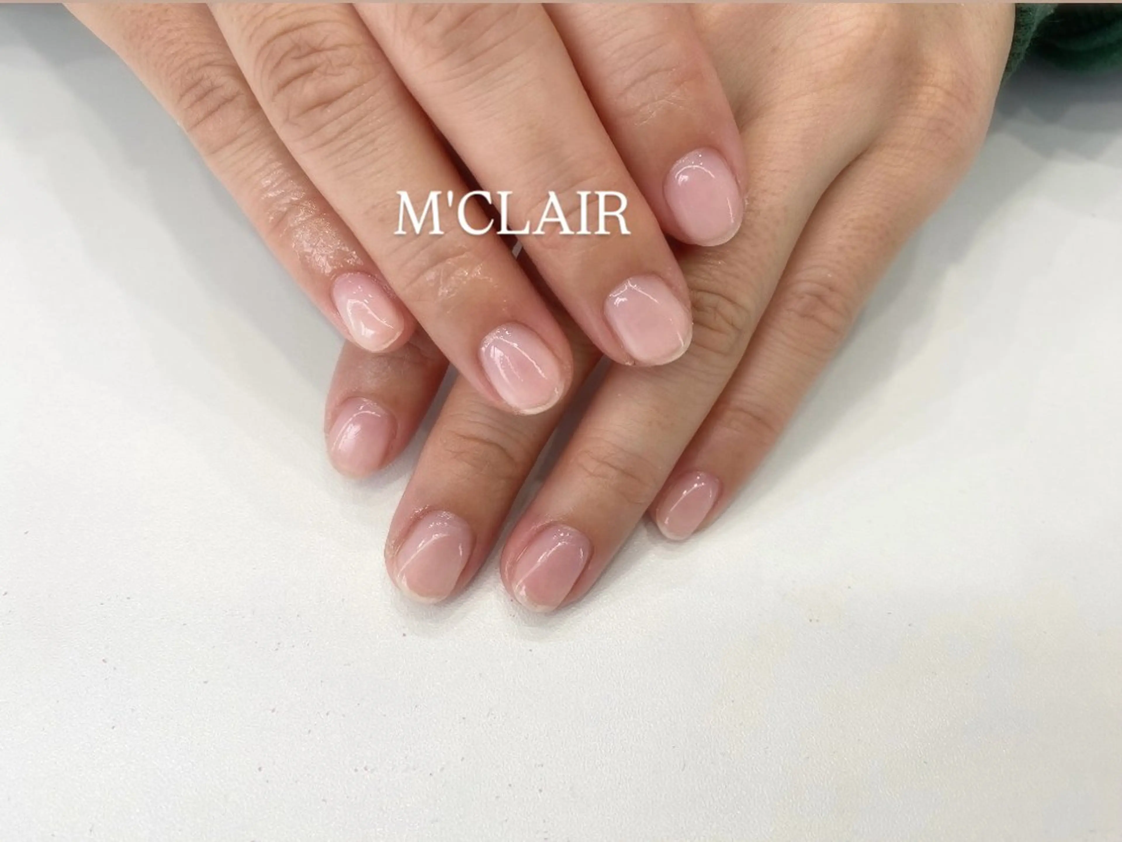 ネイル クリアネイル M'CLAIR所属・M'CLAIR makikoのネイルデザイン