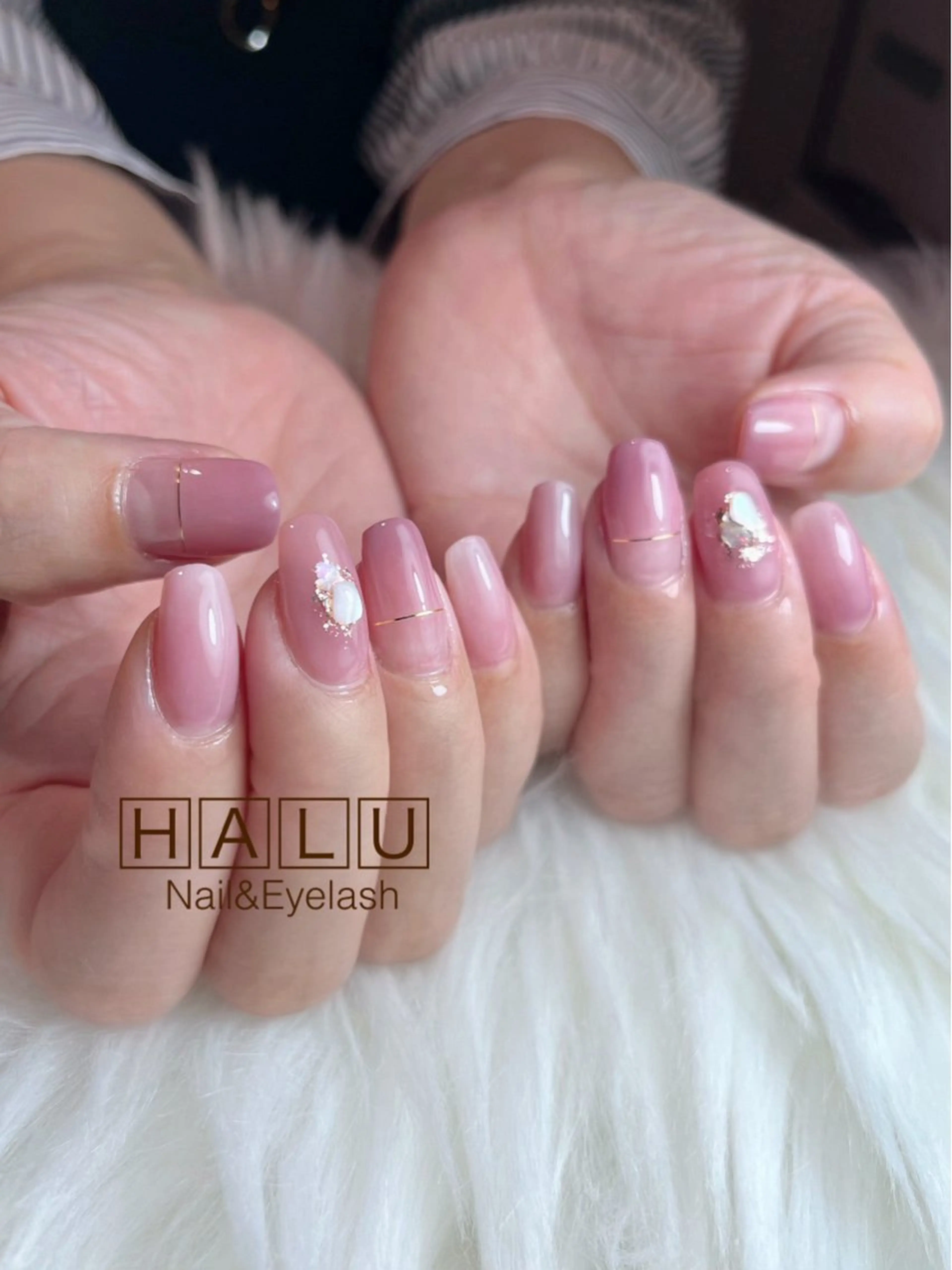 ネイル ピンク 春ネイル HALU ハルのネイルデザイン