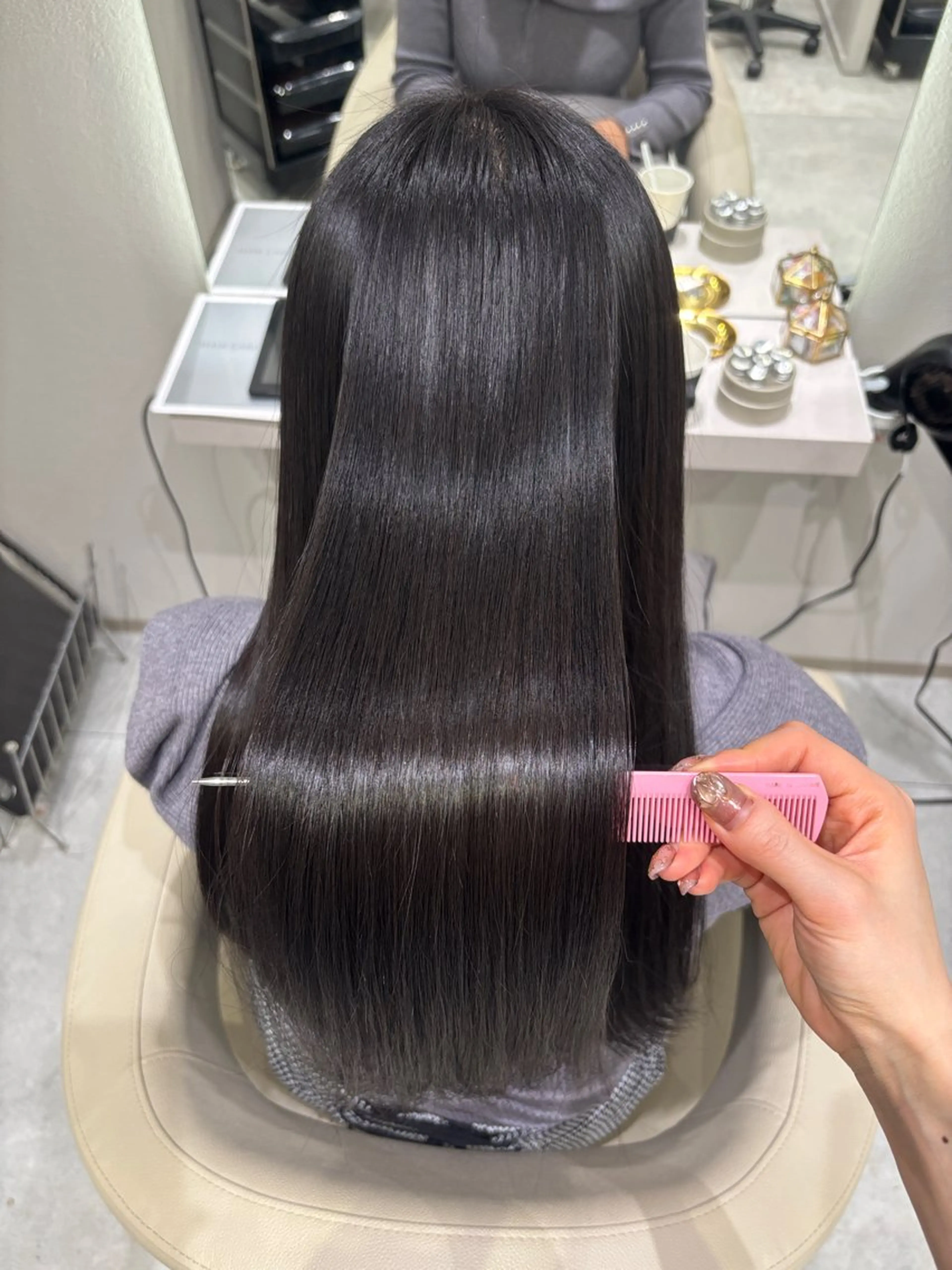 ロング カット 縮毛矯正 トリートメント HARUKA🍒 toccaのヘアスタイル