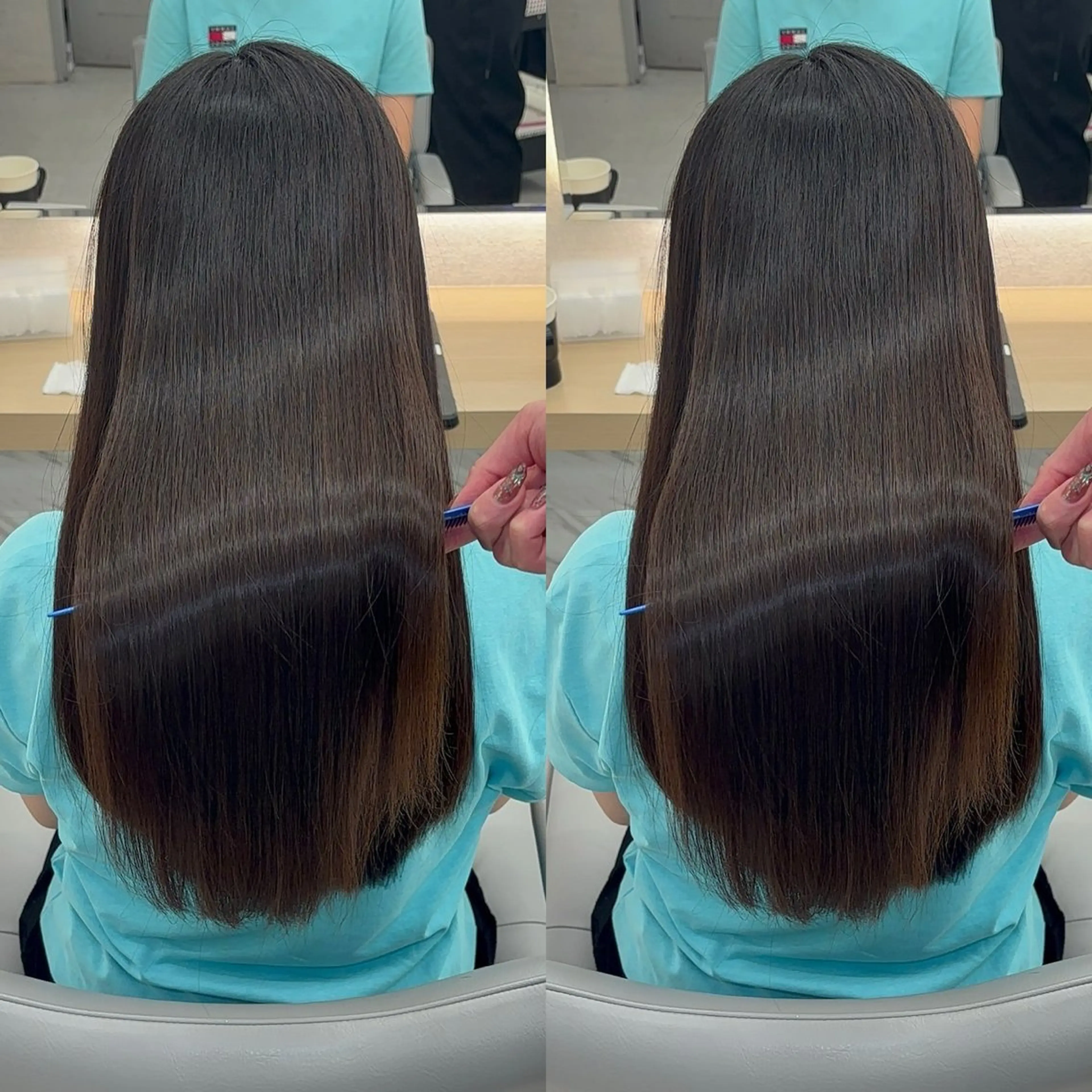 ロング カラー カット トリートメント eN° by youres hair 銀座店所属・髪質改善/艶カラー /縮毛矯正/森田のヘアスタイル