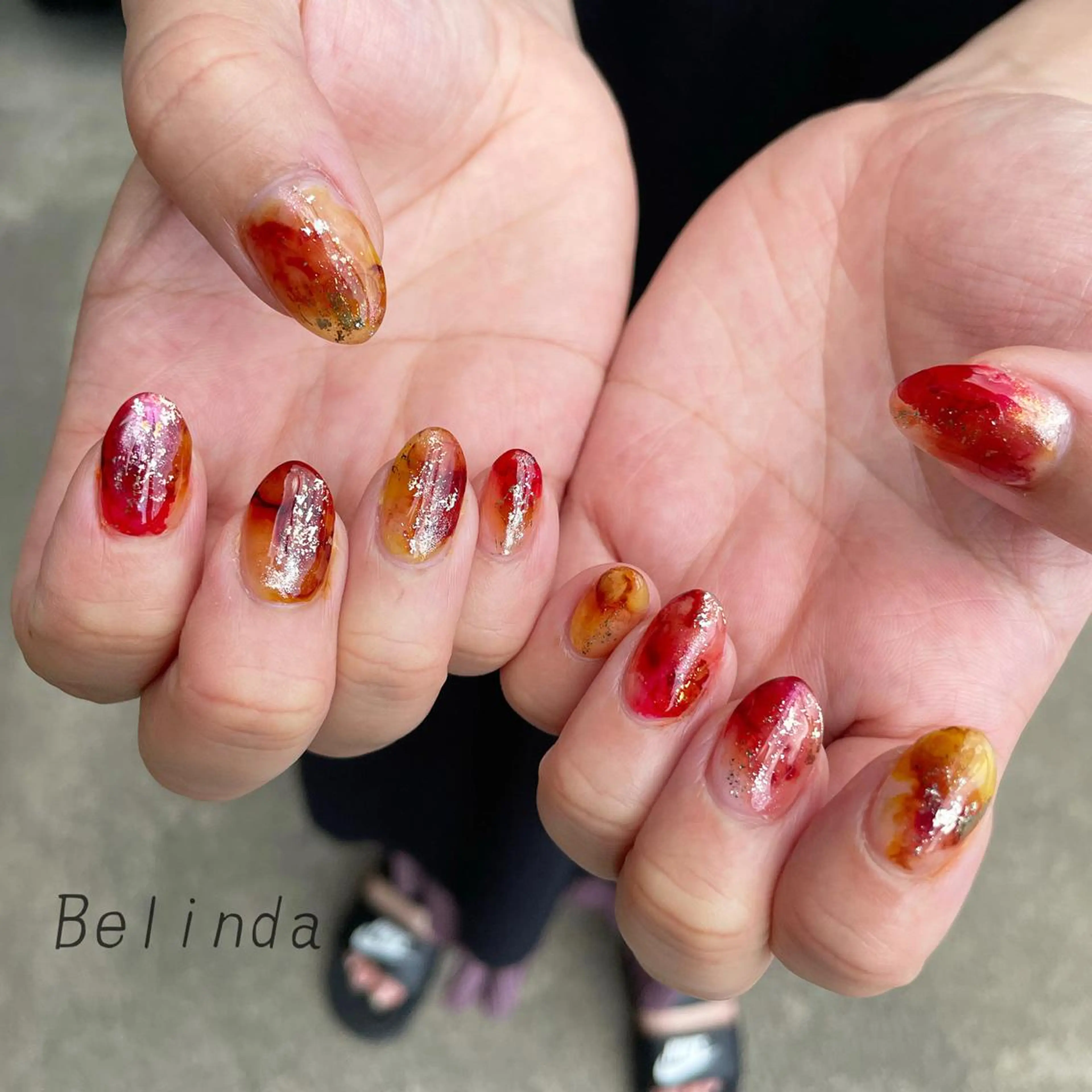 ネイル ハンドネイル フットネイル 竹本 愛のネイルデザイン