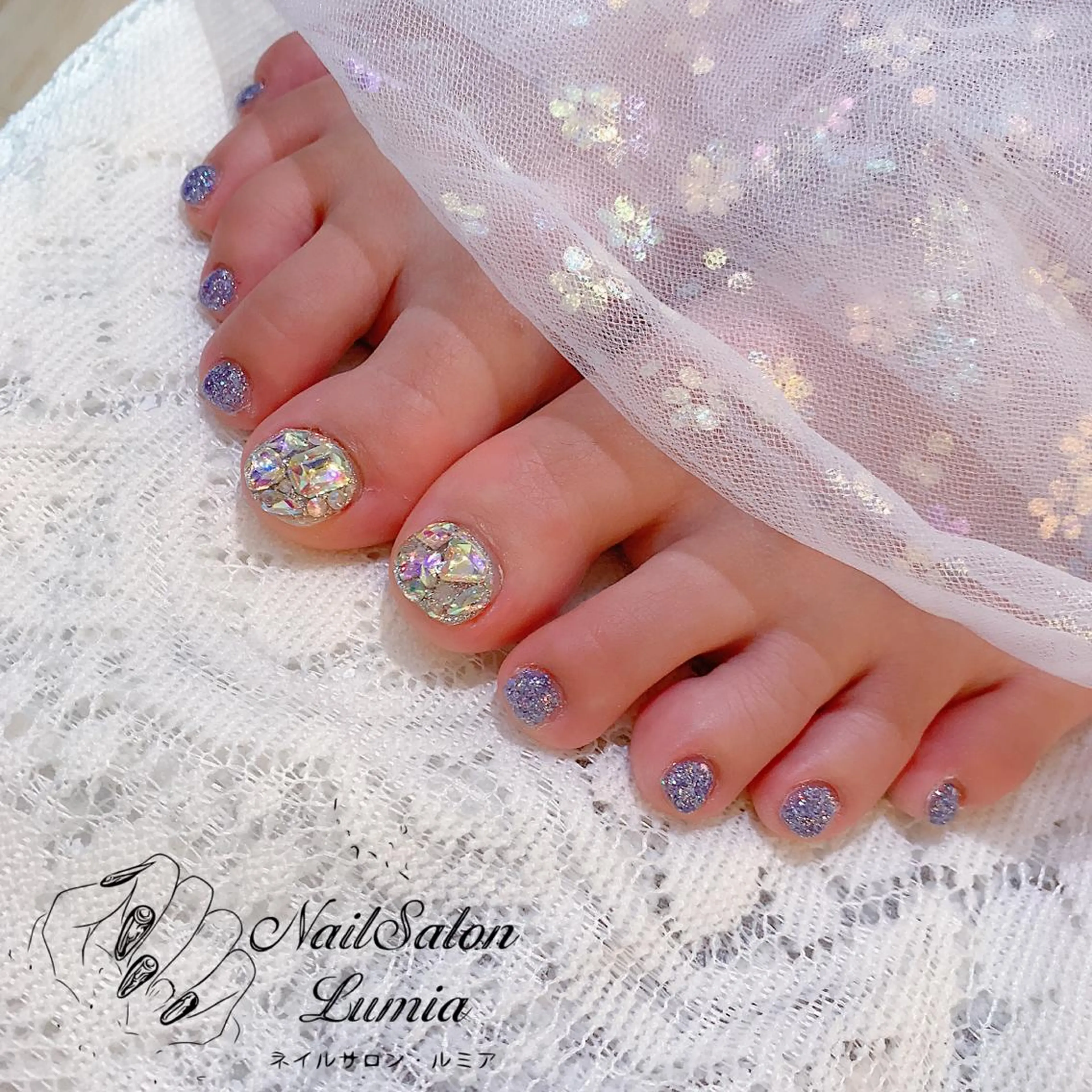 ネイル フットネイル ネイルサロン ルミア Lumia 店長のネイルデザイン