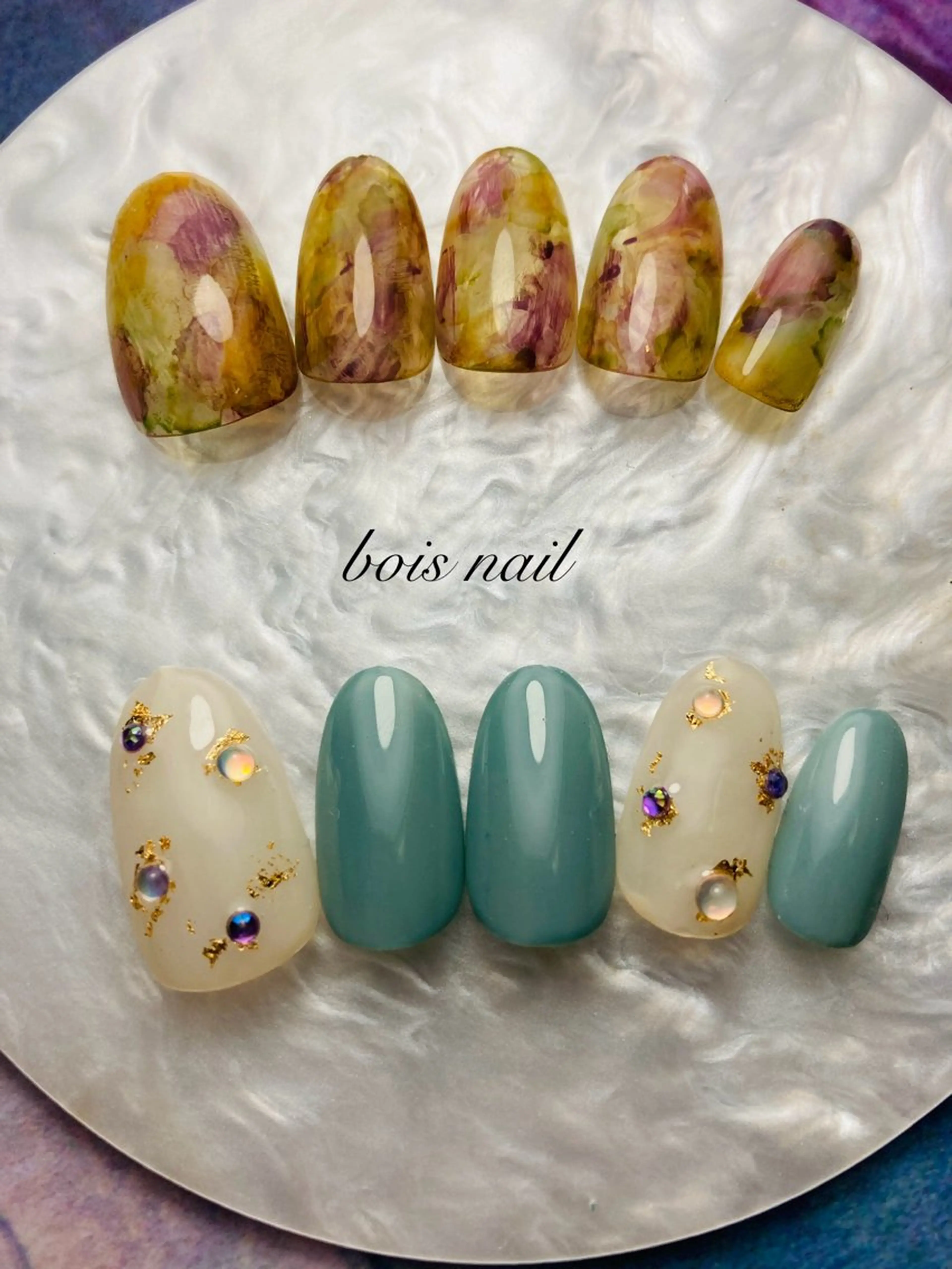 ネイル ニュアンスネイル bois nail ボワネイル北巽のネイルデザイン