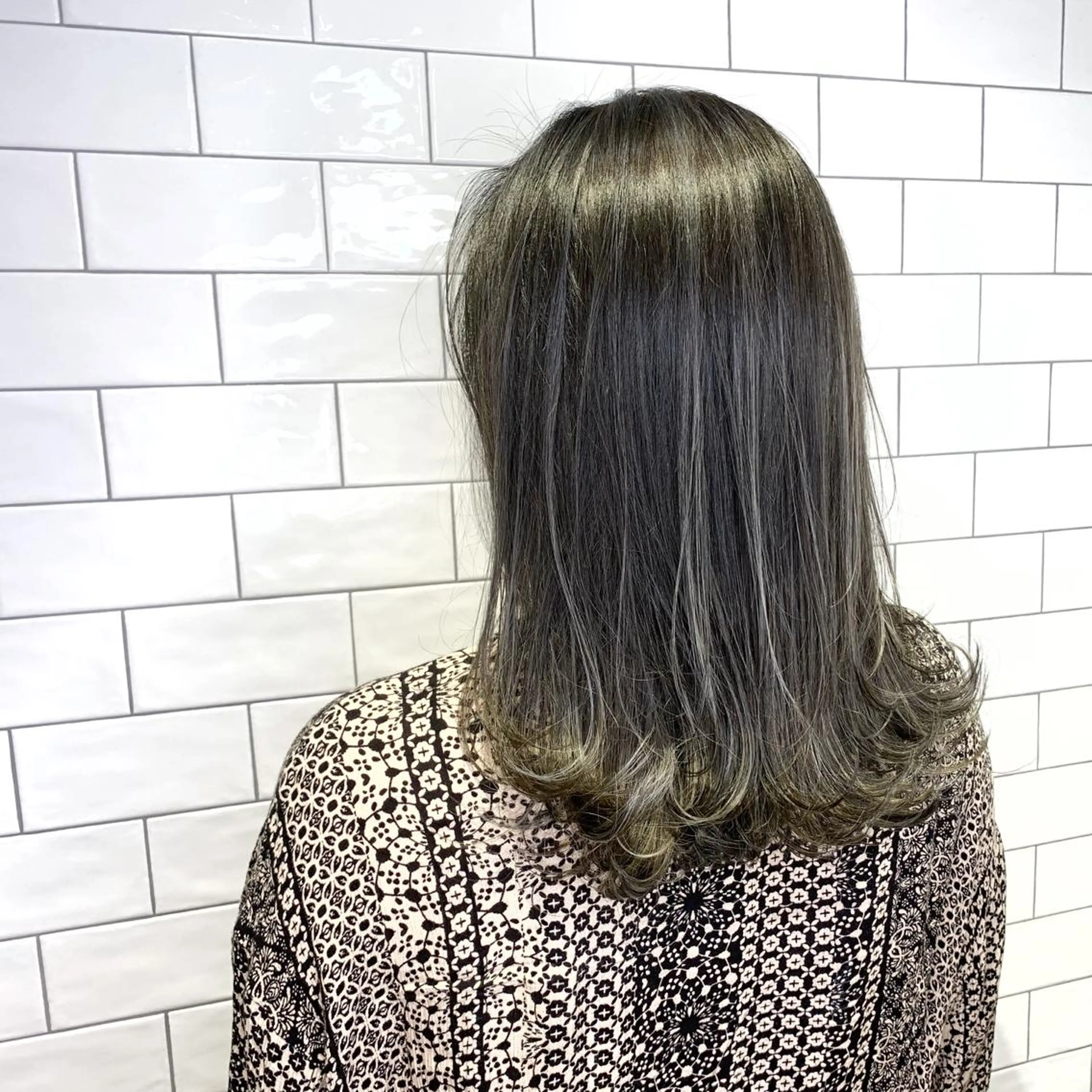 ミディアム カラー 原山 直人のヘアスタイル