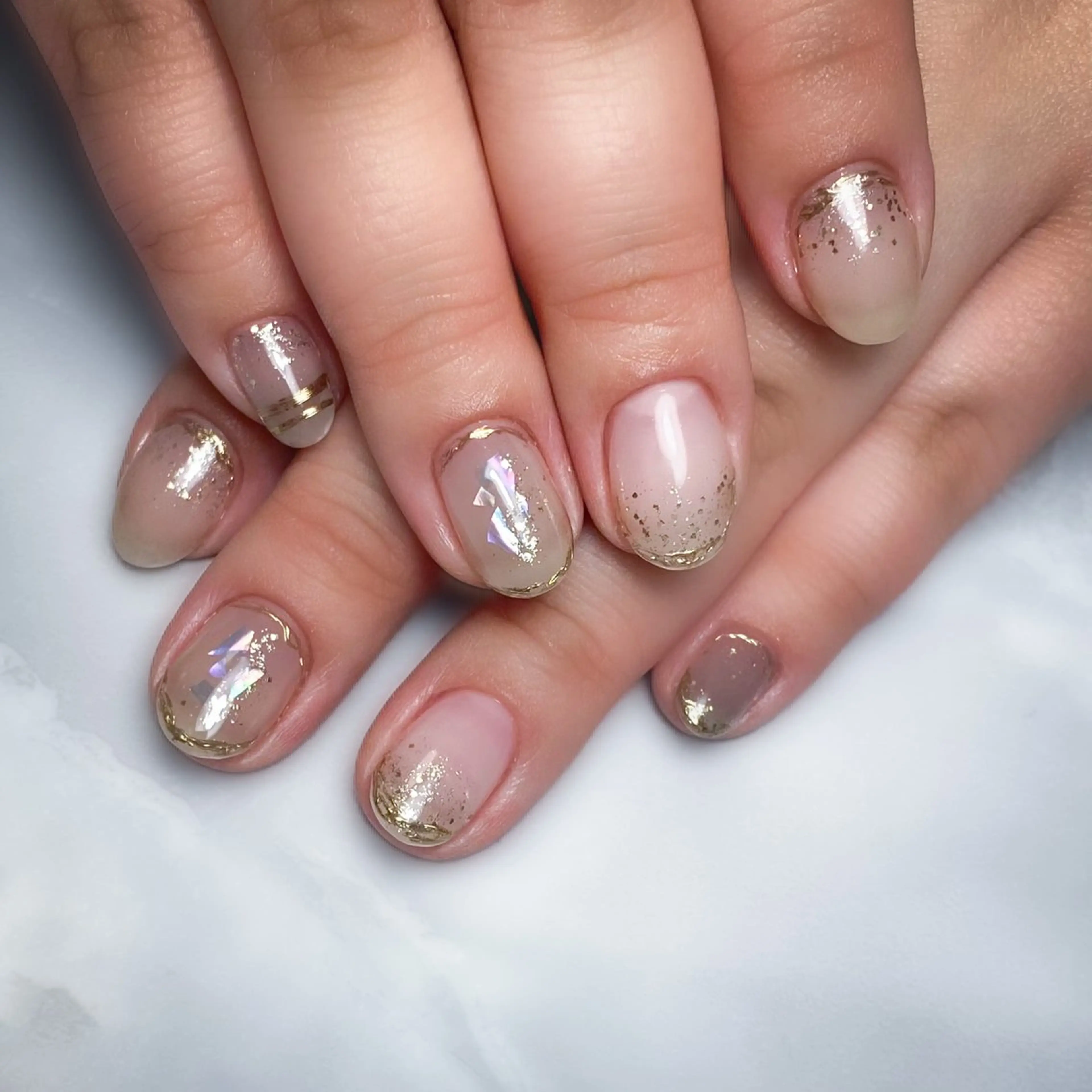 ネイル ニュアンスネイル ハンドネイル &.nail/ ニュアンス/持込み可のネイルデザイン