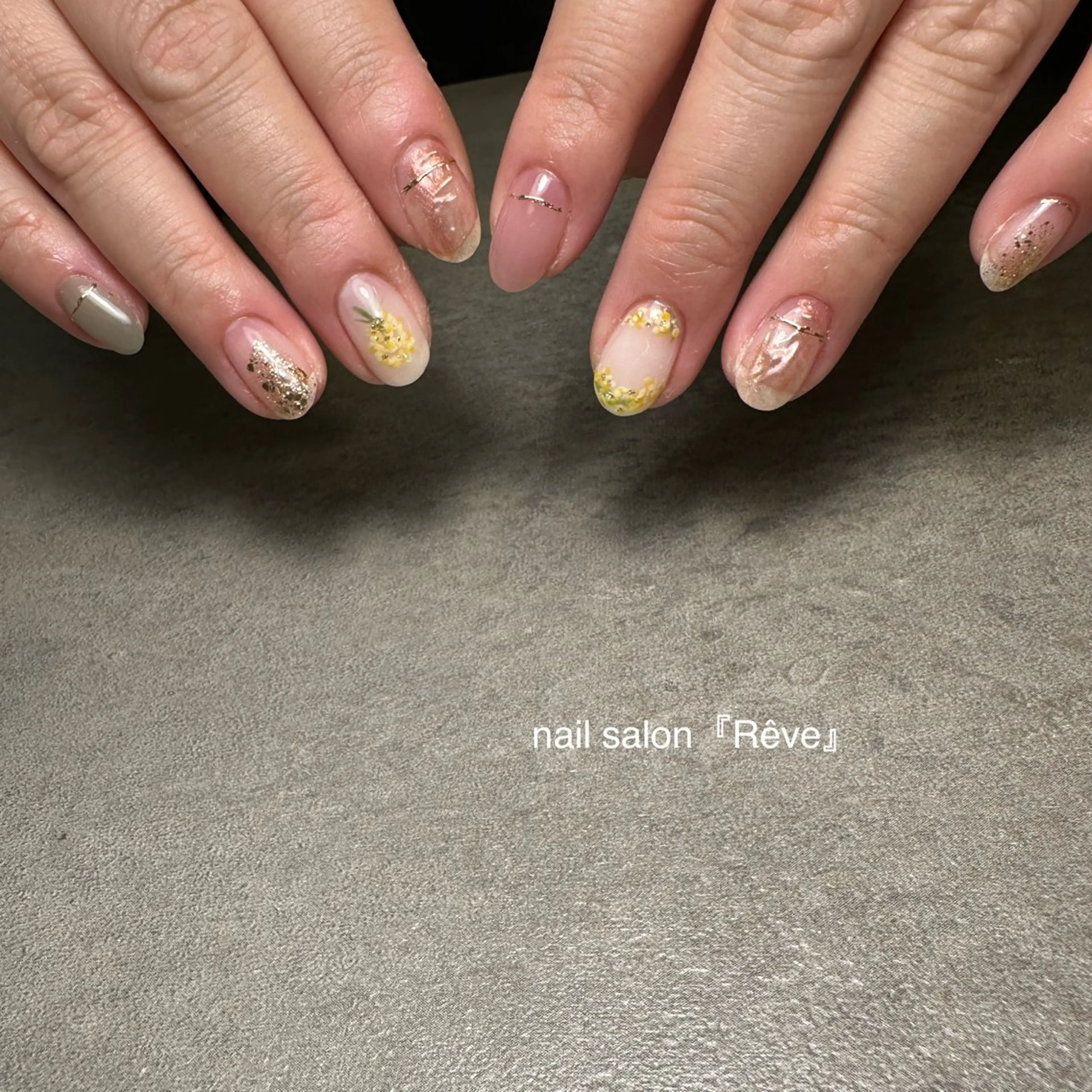 ネイル 持ち込み ・・Rêve・・ haruのネイルデザイン