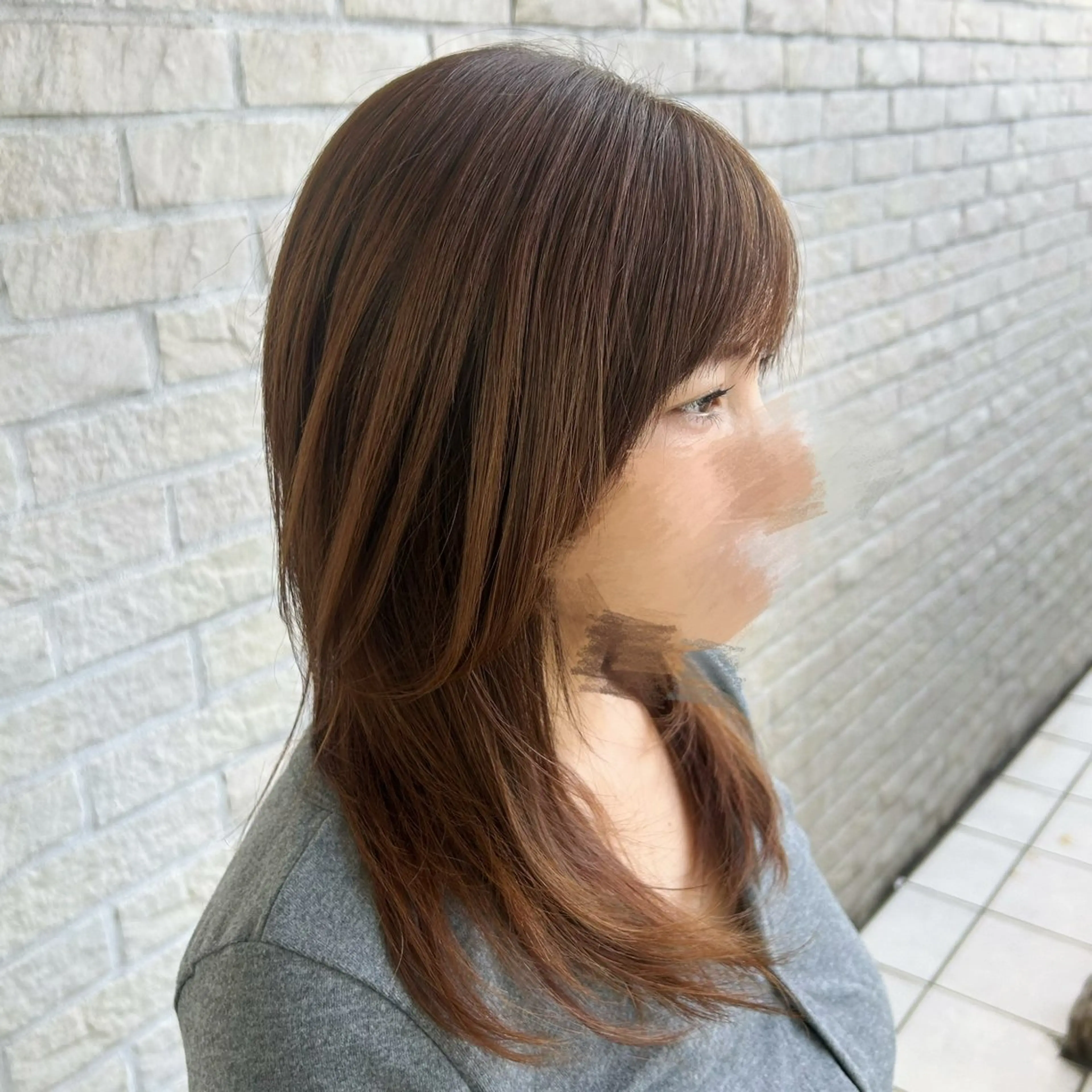 セミロング カット レイヤーカット/ボブ 🪐花木 香菜のヘアスタイル