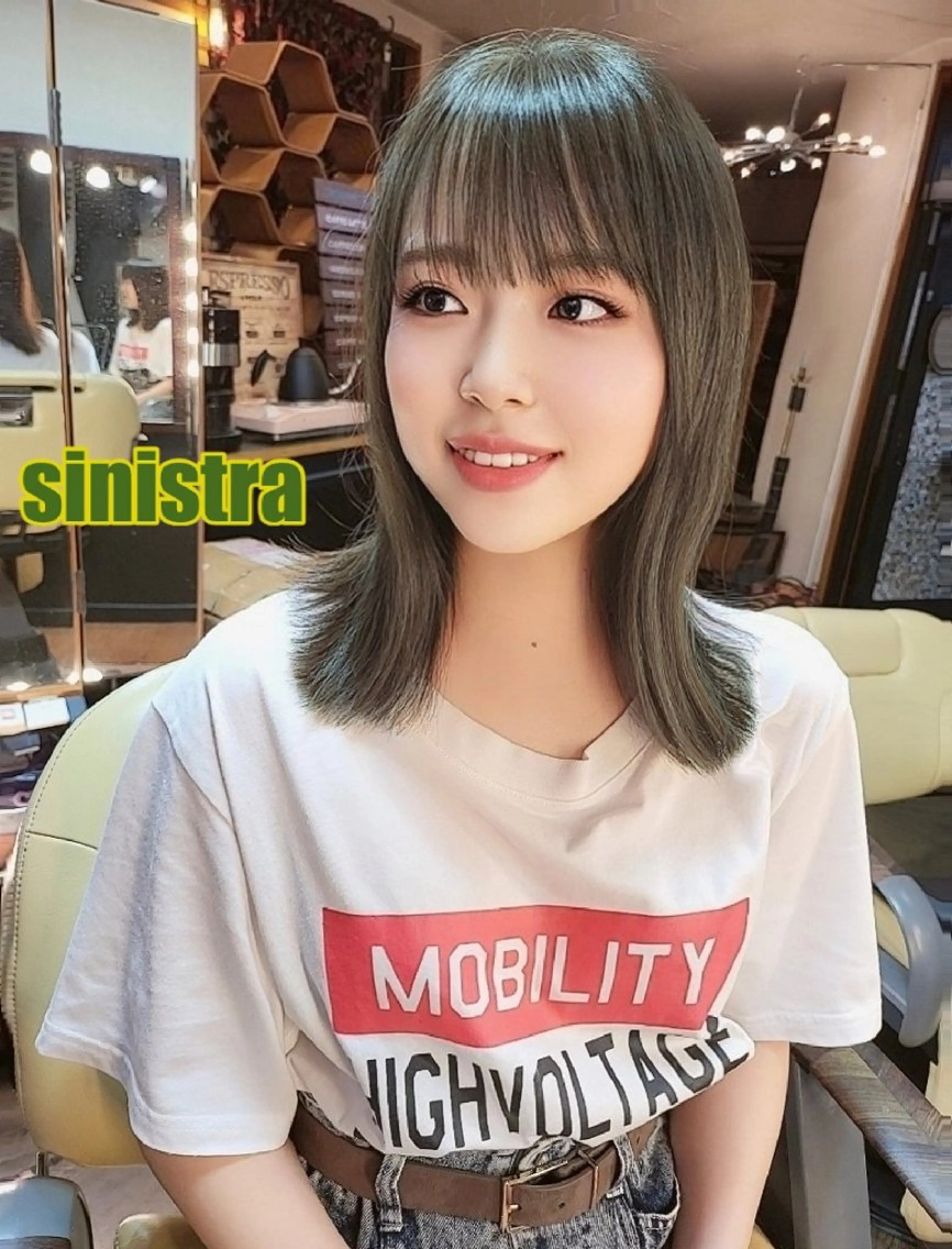 ミディアム カラー カット ヘアカラー トリートメント sinistra シニストラ　足利山下店所属・シニストラ足利 原宿表参道のカラーのヘアスタイル