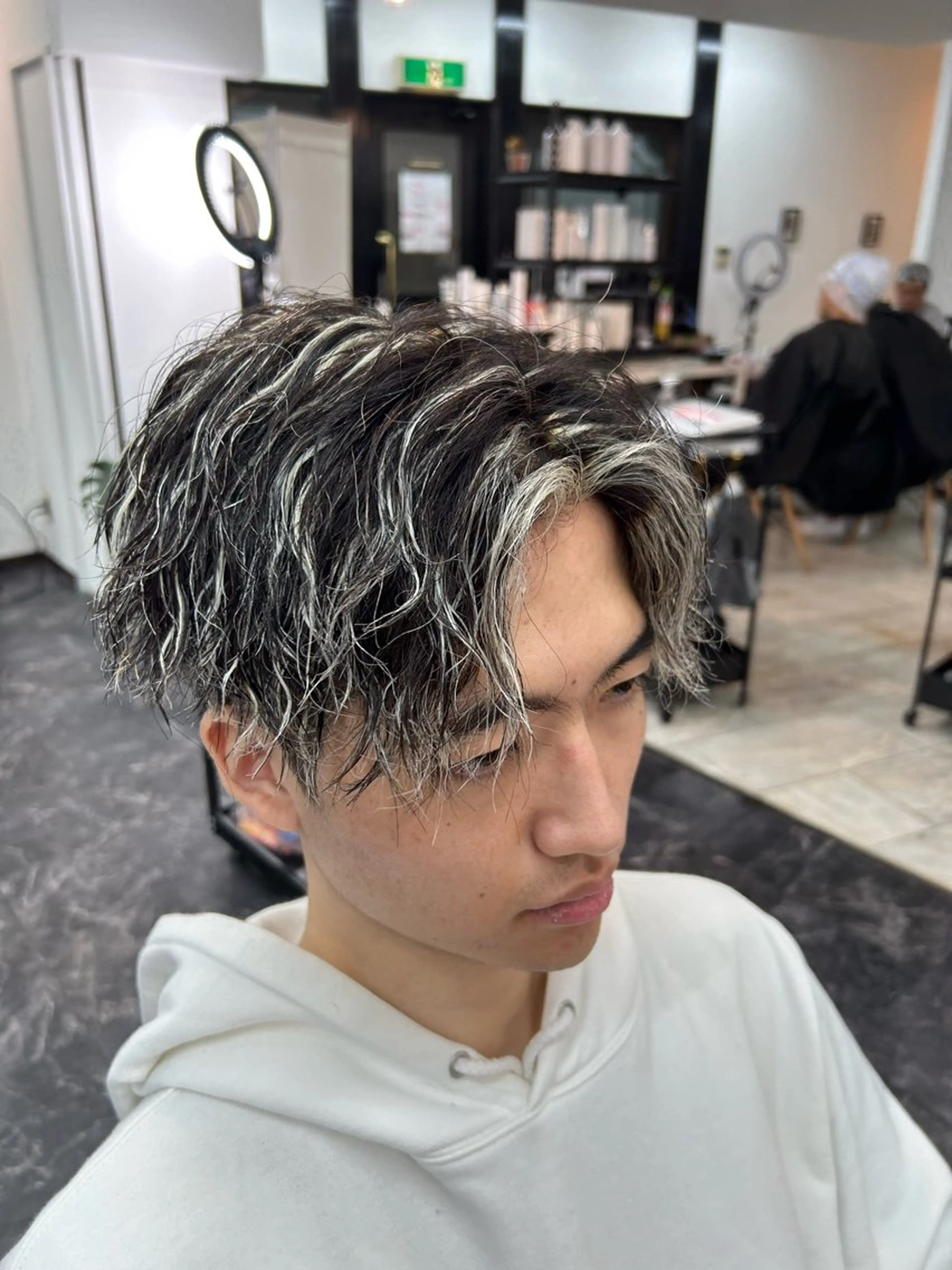 ショート メンズ メンズパーマ専門店BlueOcean所属・坂梨 良維人のヘアスタイル