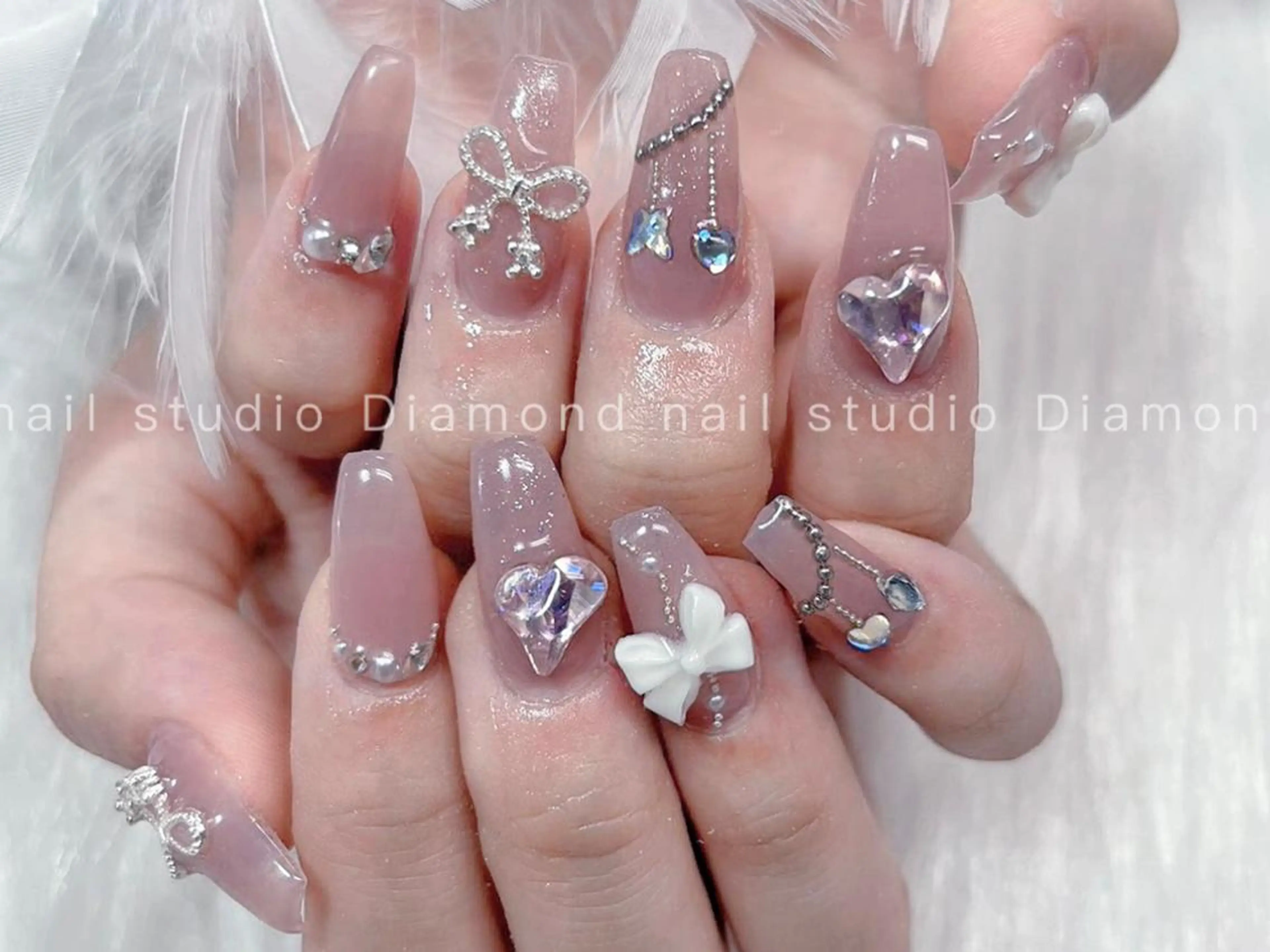 ネイル 持ち込み DIAMOND Nail🍒のネイルデザイン