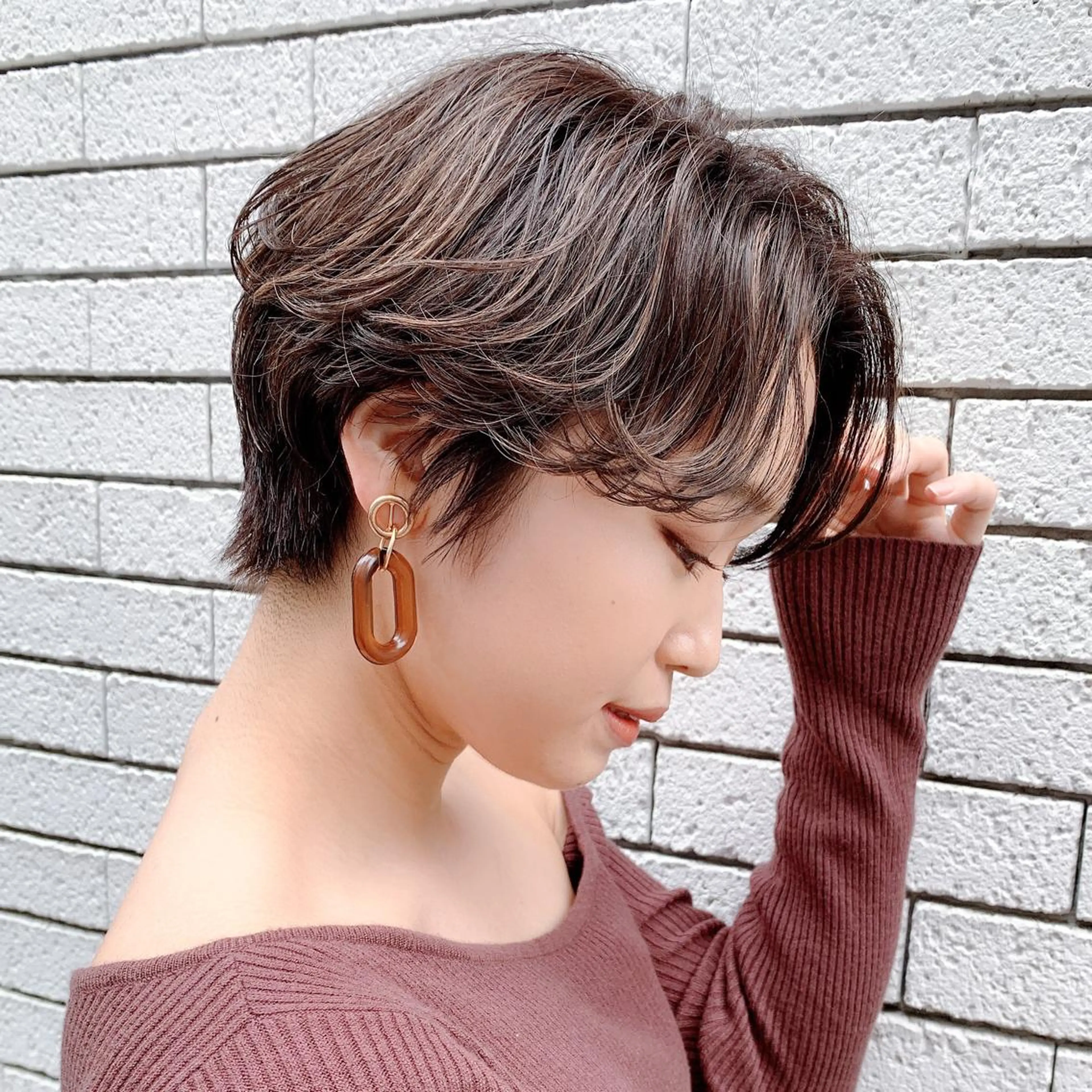 ショート ショートヘア カット パーマ トリートメント ヘッドスパ 🇰🇷韓国レイヤー 錦糸町【北山謙三】のヘアスタイル