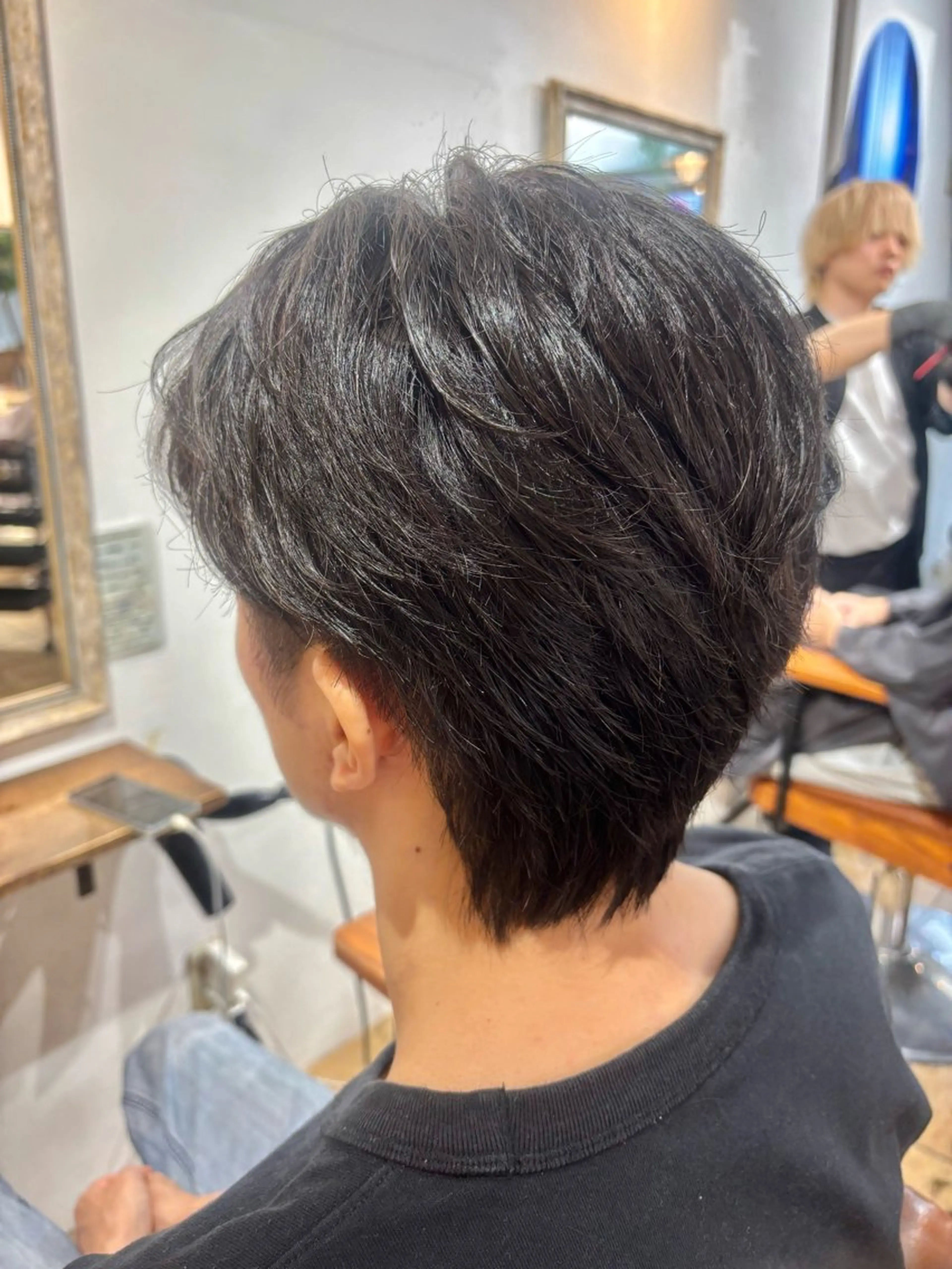 ミディアム メンズ カネコ ナナミのヘアスタイル