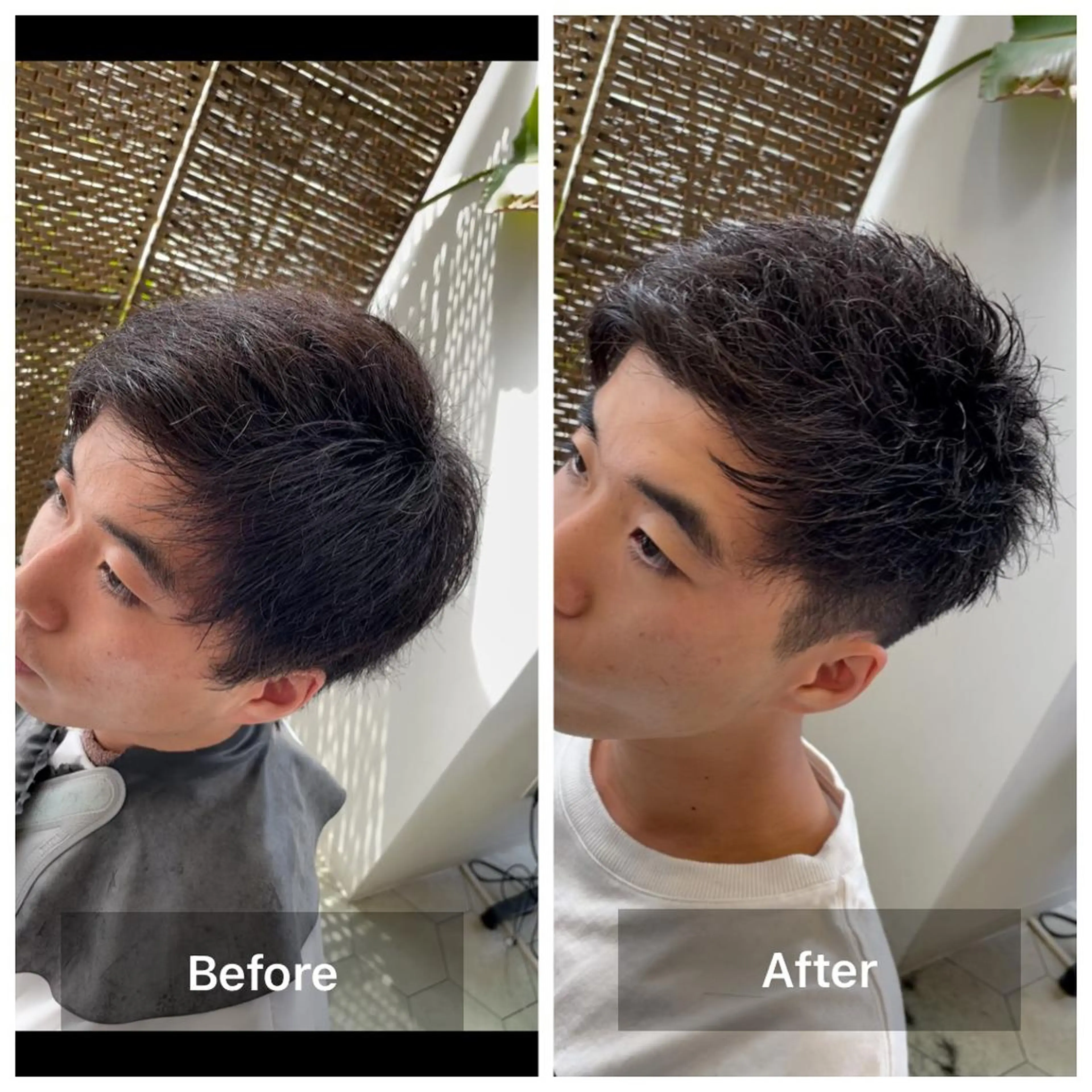 ショート メンズ カット share salon　SCENA所属・堤太志 メンズパーマ特化のヘアスタイル