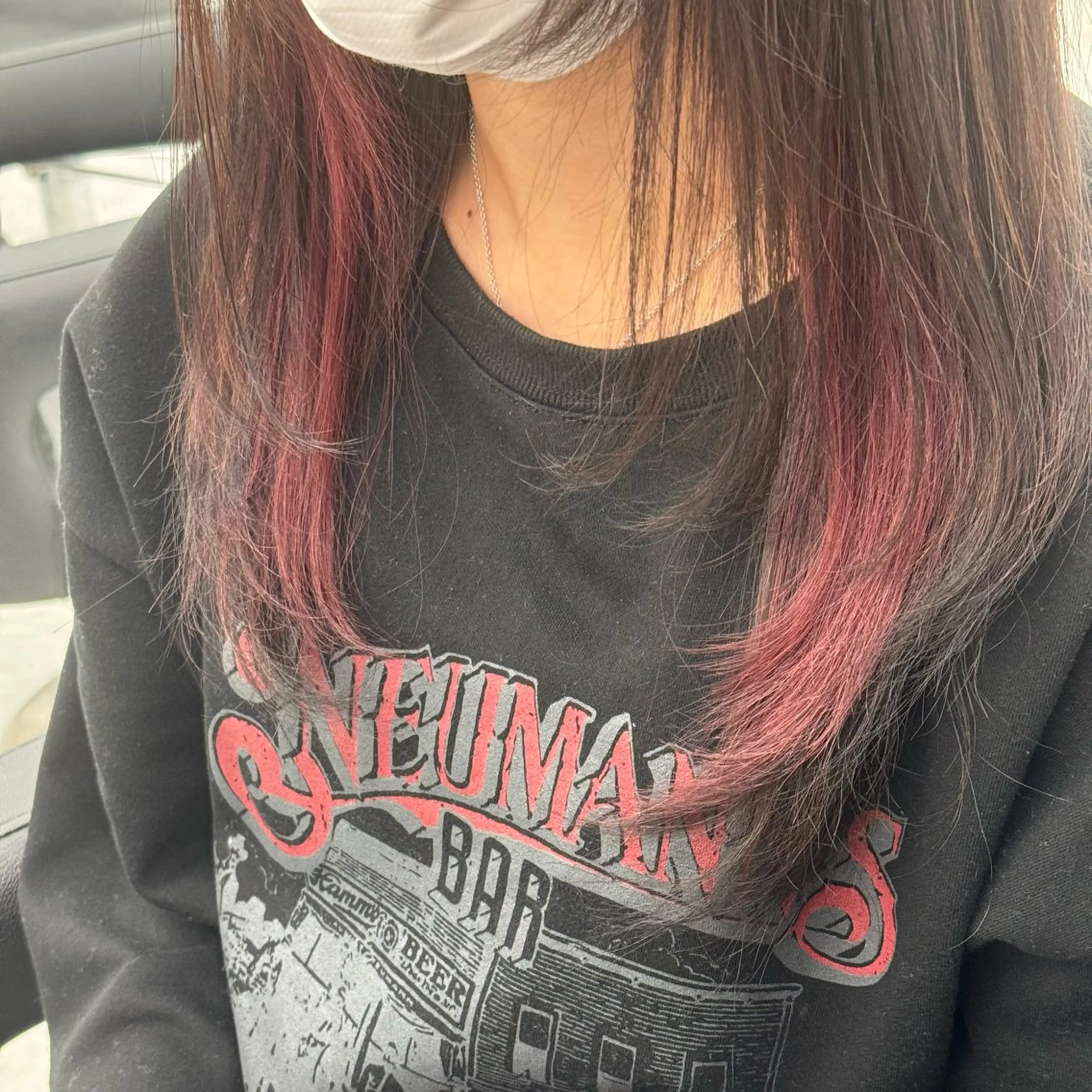 セミロング カラー ヘアカラー トリートメント ヘッドスパ ヘアセット 韓国スタイル🇰🇷 トレンドレイヤー🪡のヘアスタイル