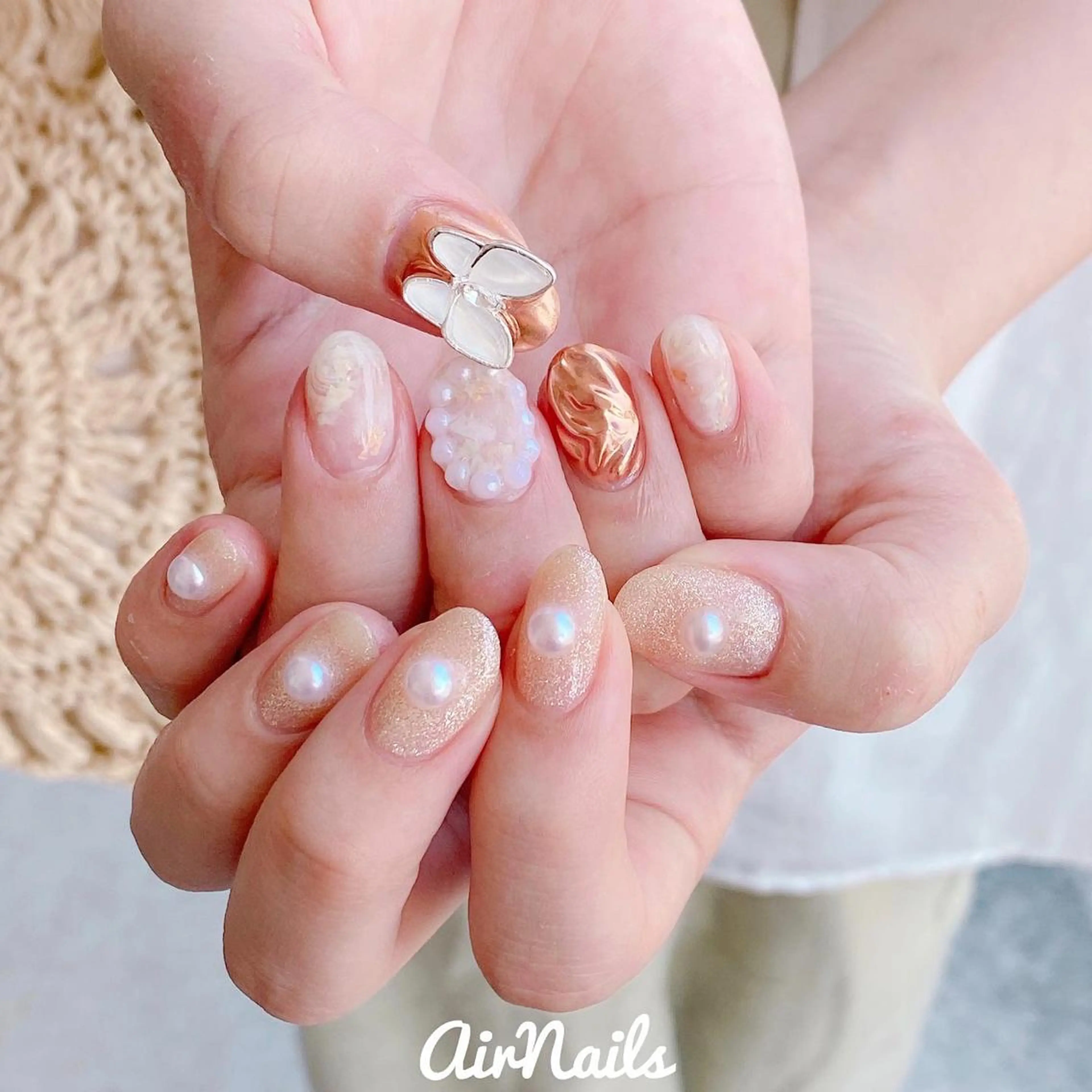 ネイル ハンドネイル フットネイル ♡ airnails ♡のネイルデザイン