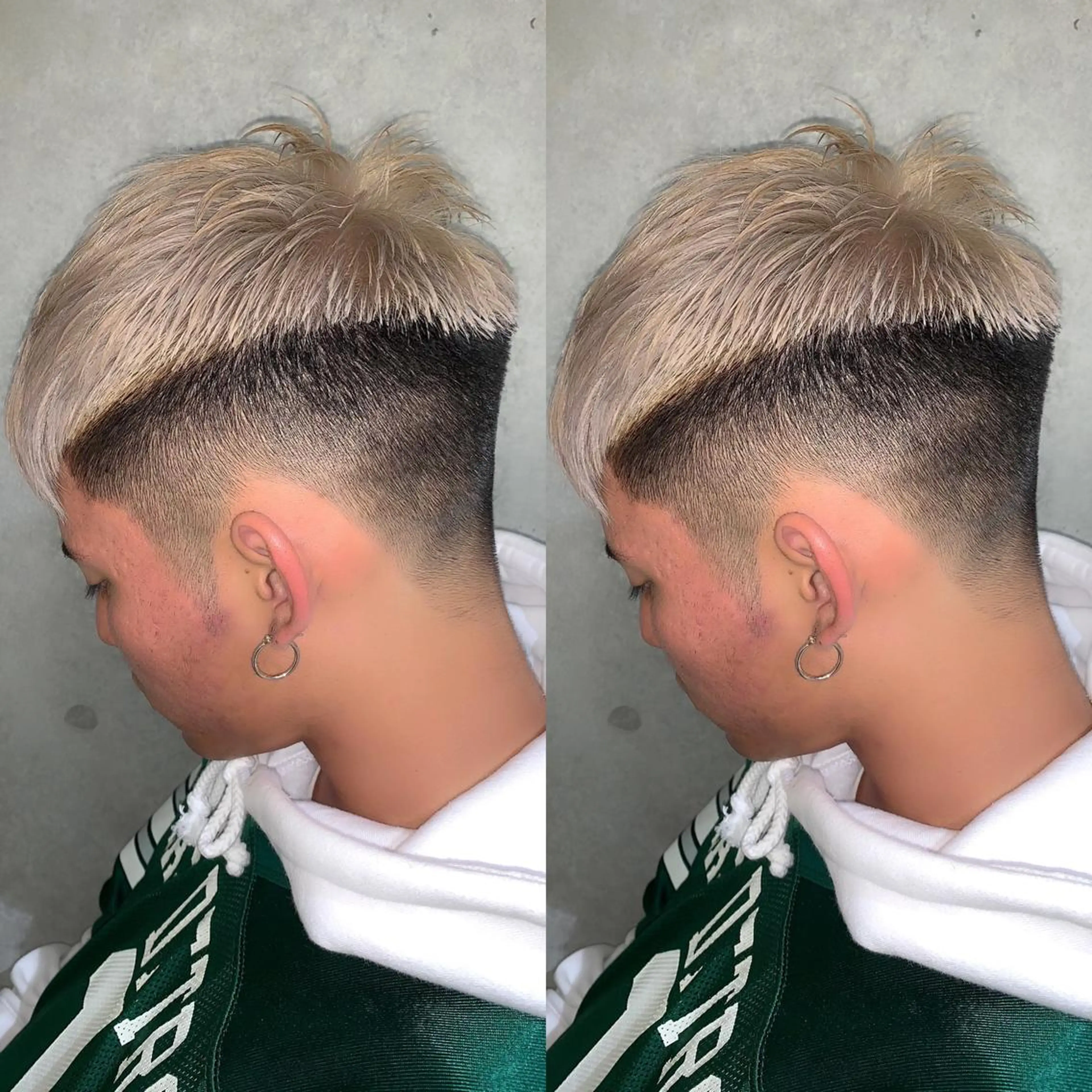 ショート カラー メンズ 🌈艶ハイトーン🌈 心を込めます🤝涼介のヘアスタイル