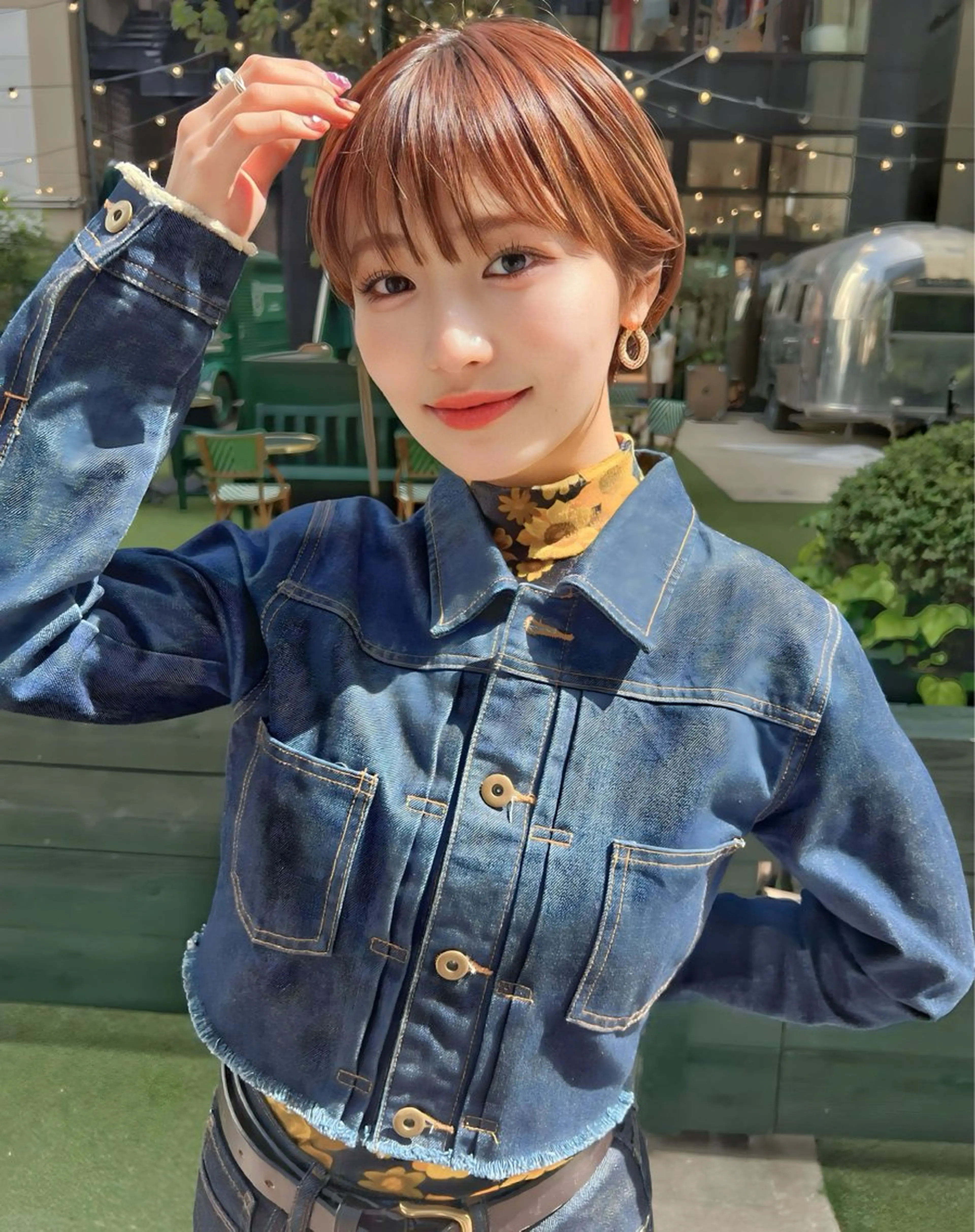 ショート カラー 丸みショート ショートヘア トリートメント ショートヘア特化 岡安優太のヘアスタイル