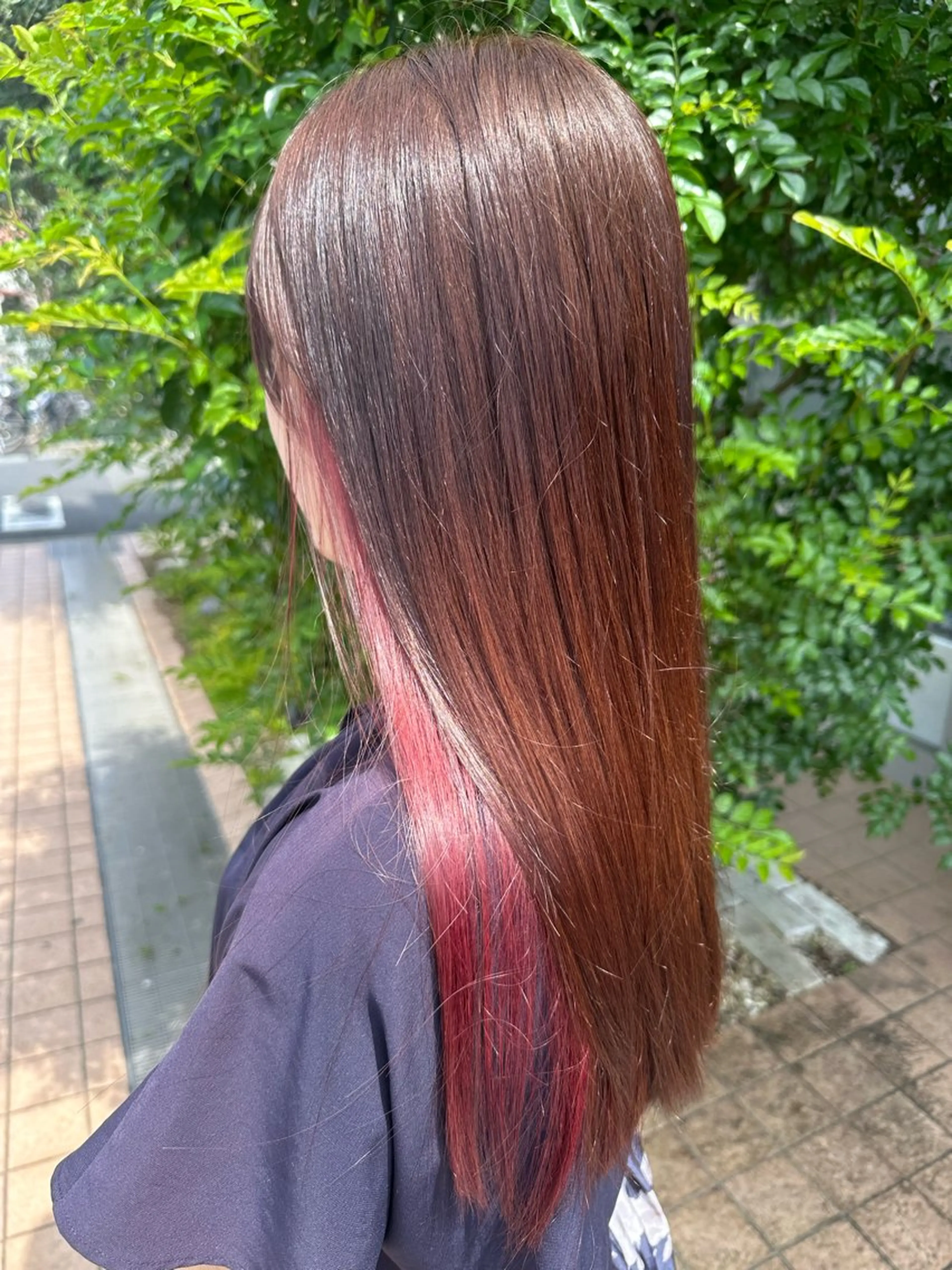 ロング ヘアカラー ツヤ髪質改善 💜れいな💜のヘアスタイル