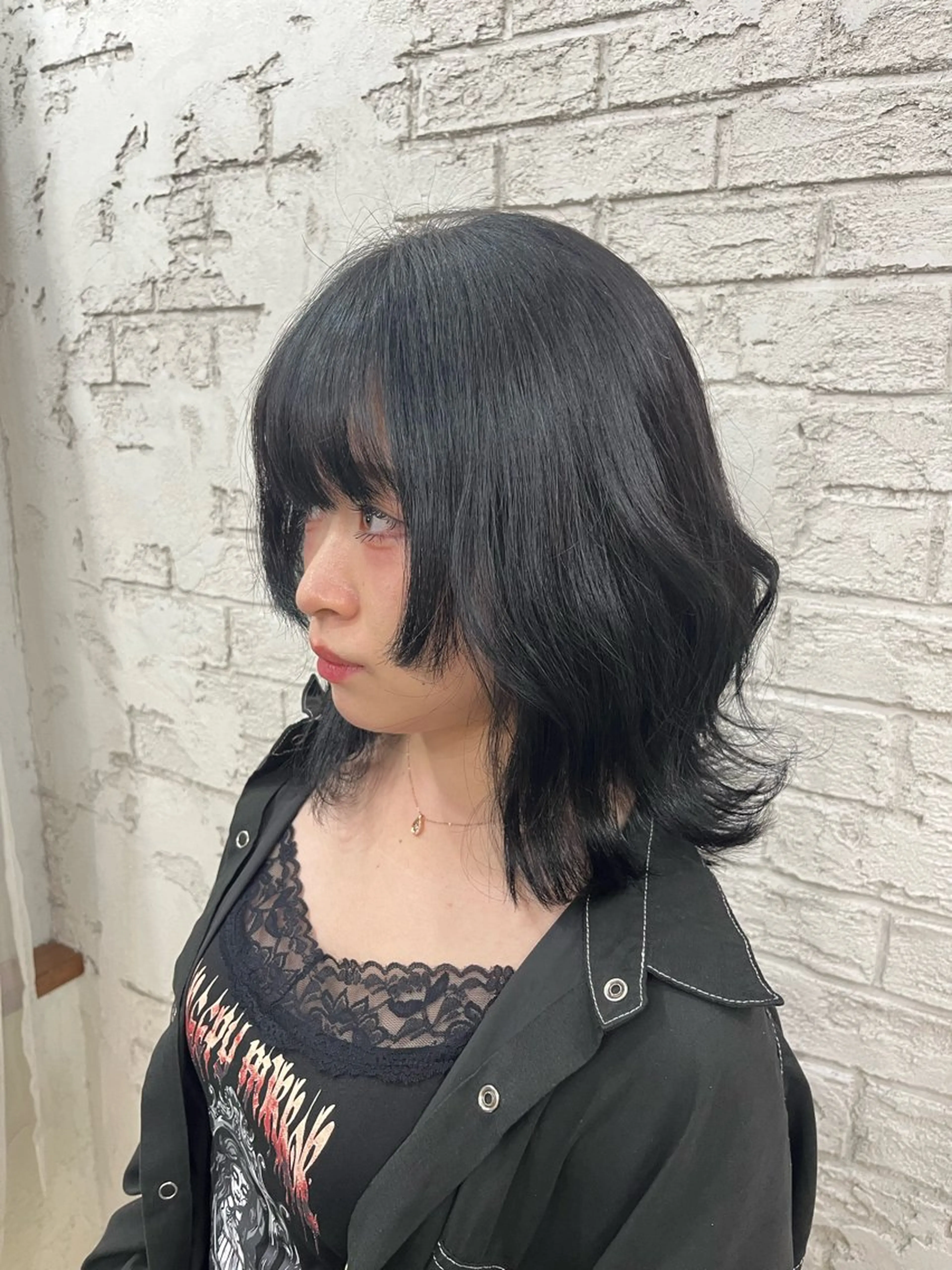 ミディアム 池袋艶カラー/メイク 🎀Rina🎀💚のヘアスタイル