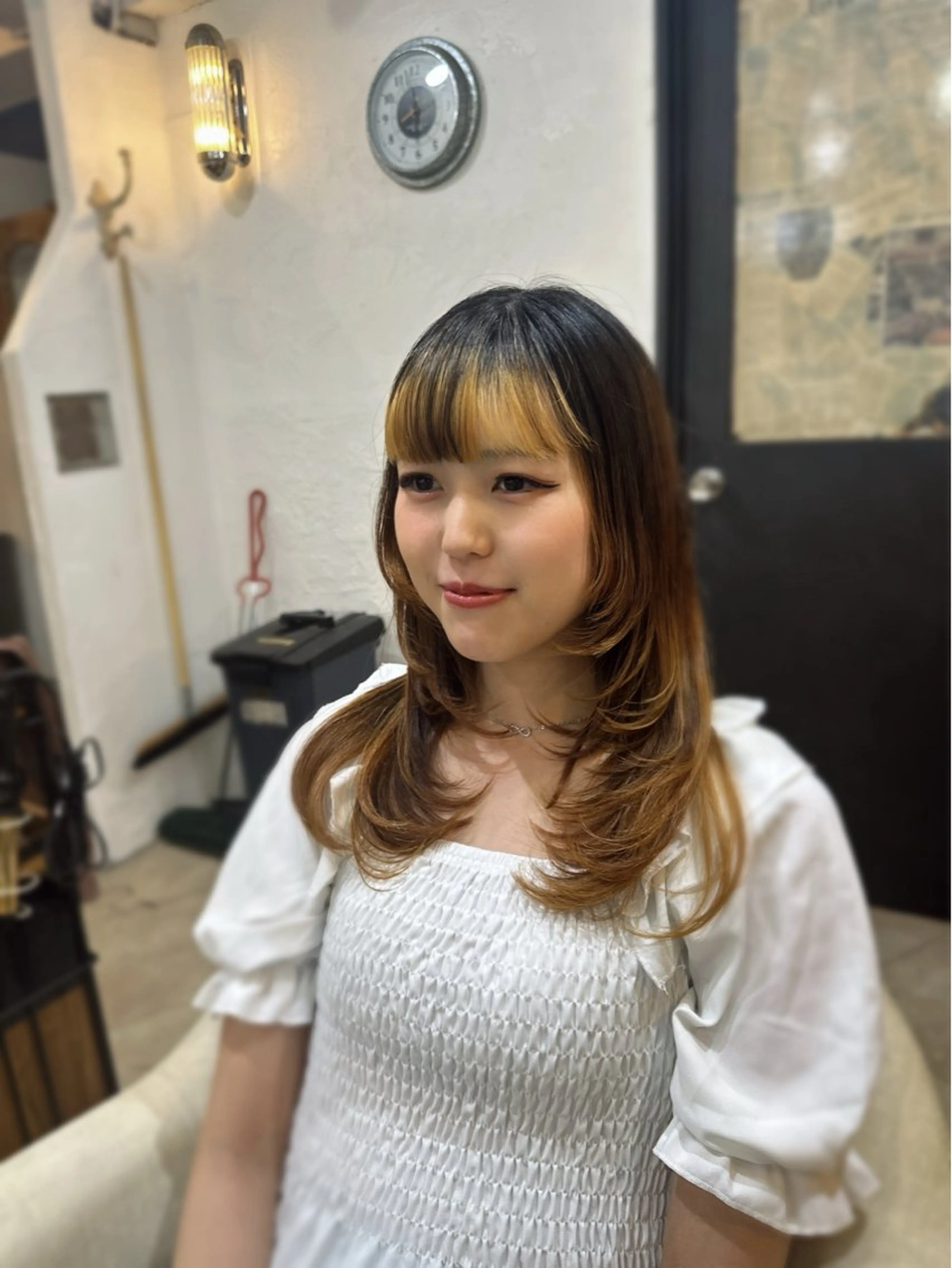 ロング スパイキー/ ピンパーマ/緑川雄也のヘアスタイル