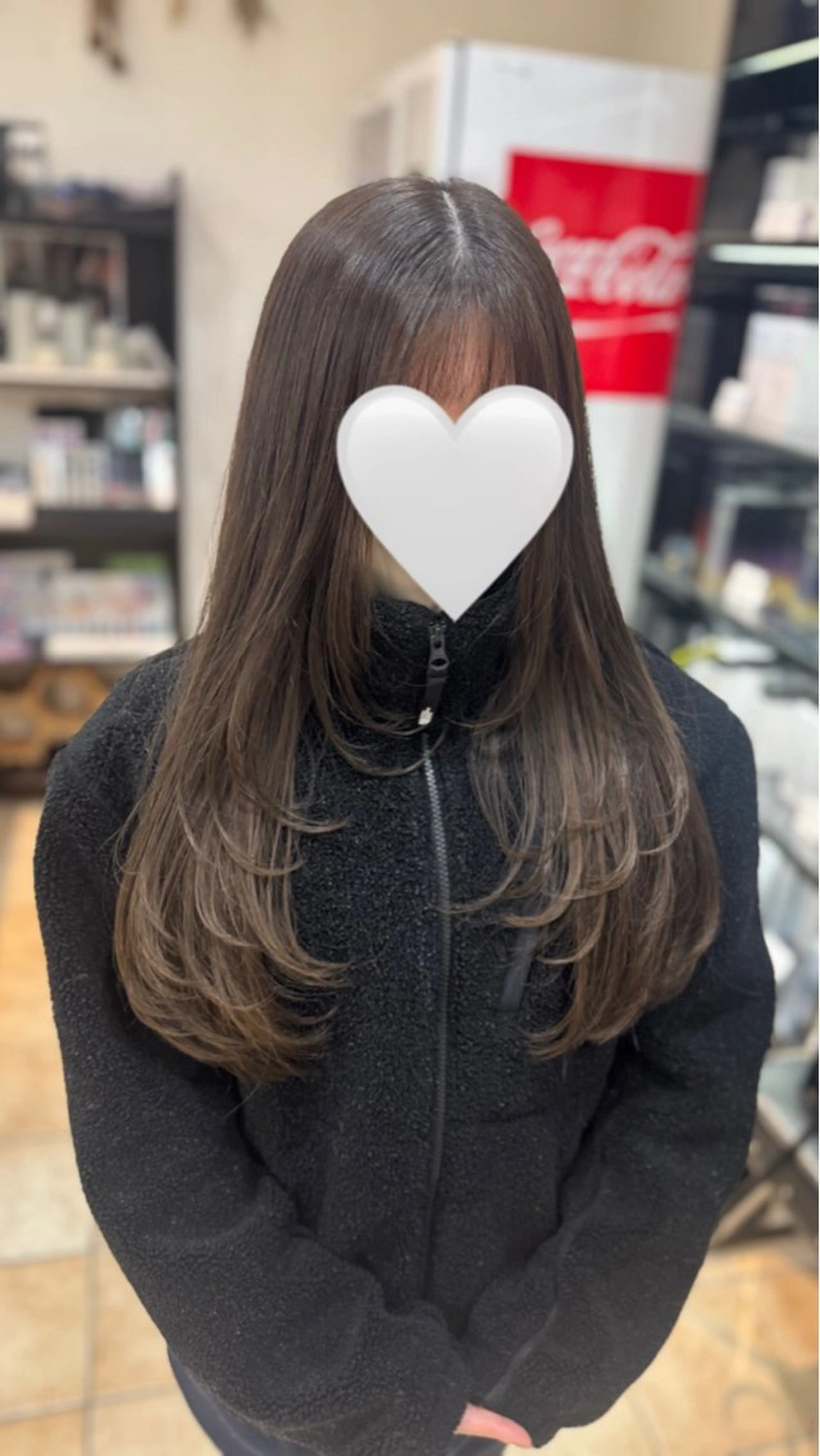 ロング 韓国風ヘア レイヤーカット カット ヘアカラー トリートメント 🇰🇷韓国風顔周り NANAMI🇰🇷のヘアスタイル