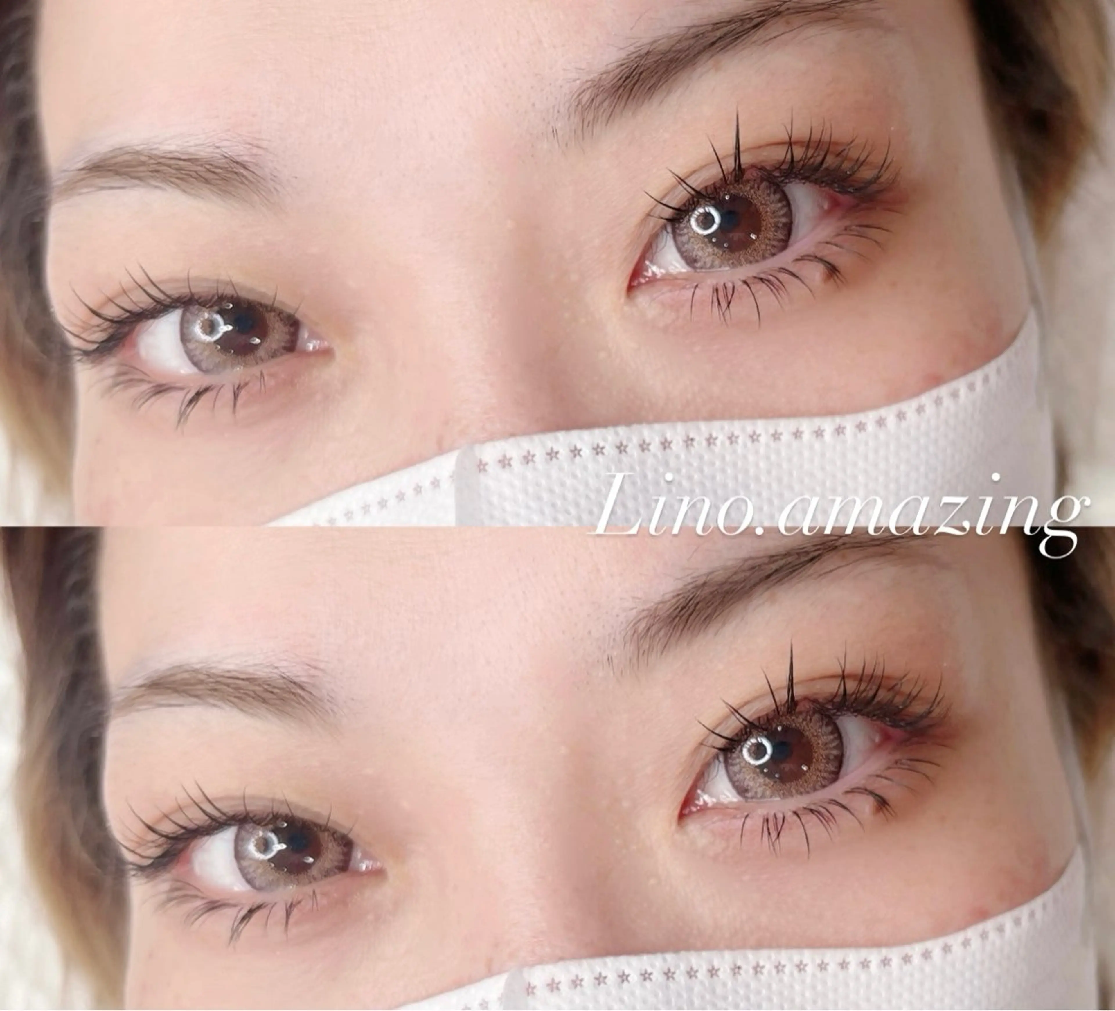 マツエク・マツパ 下まつげエクステ Lino. amazing リサのマツエク・マツパデザイン