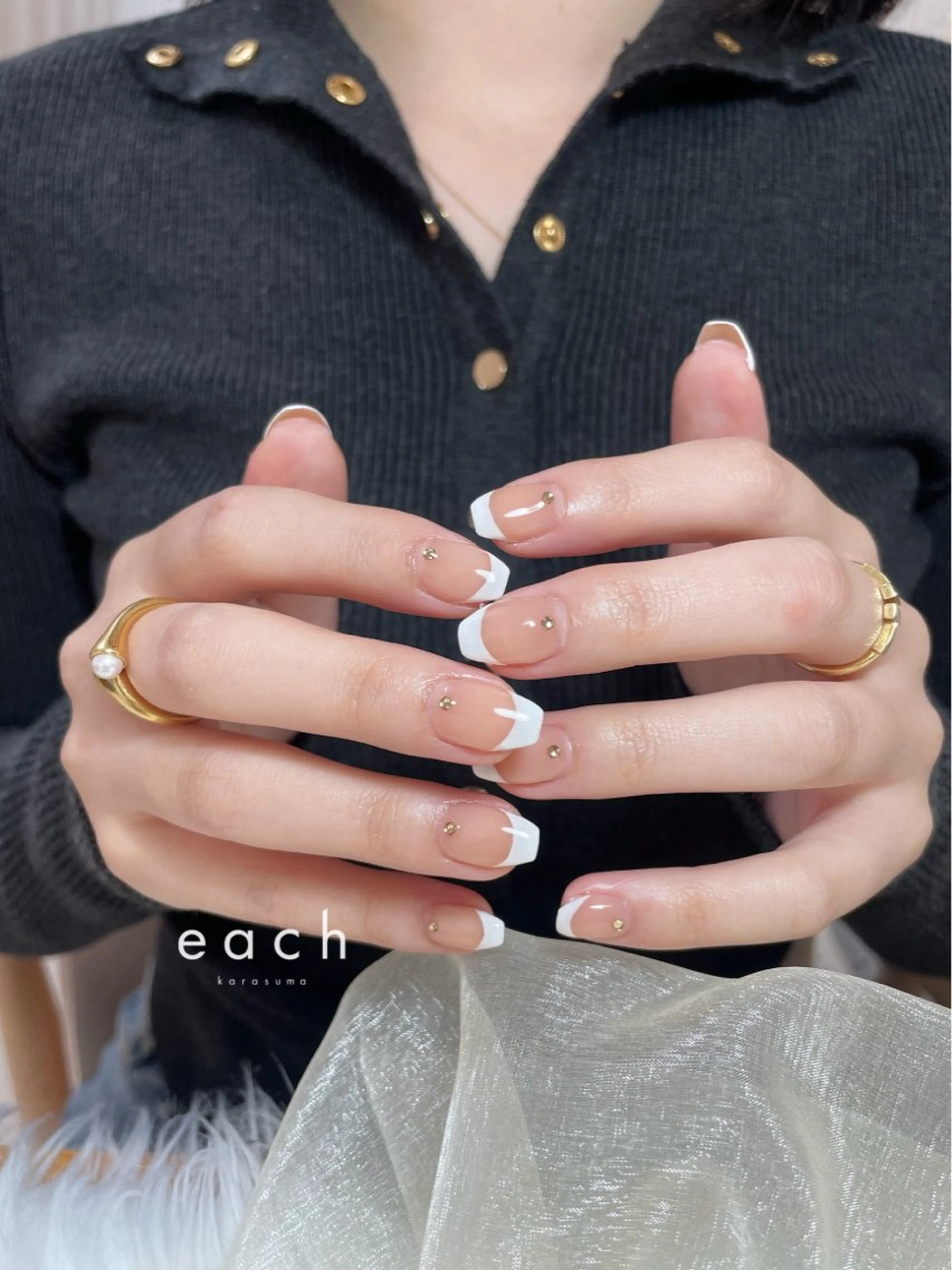 【HAND】|オフ込み|フレンチコース🦢🤍※ミニモ限定クーポンの写真