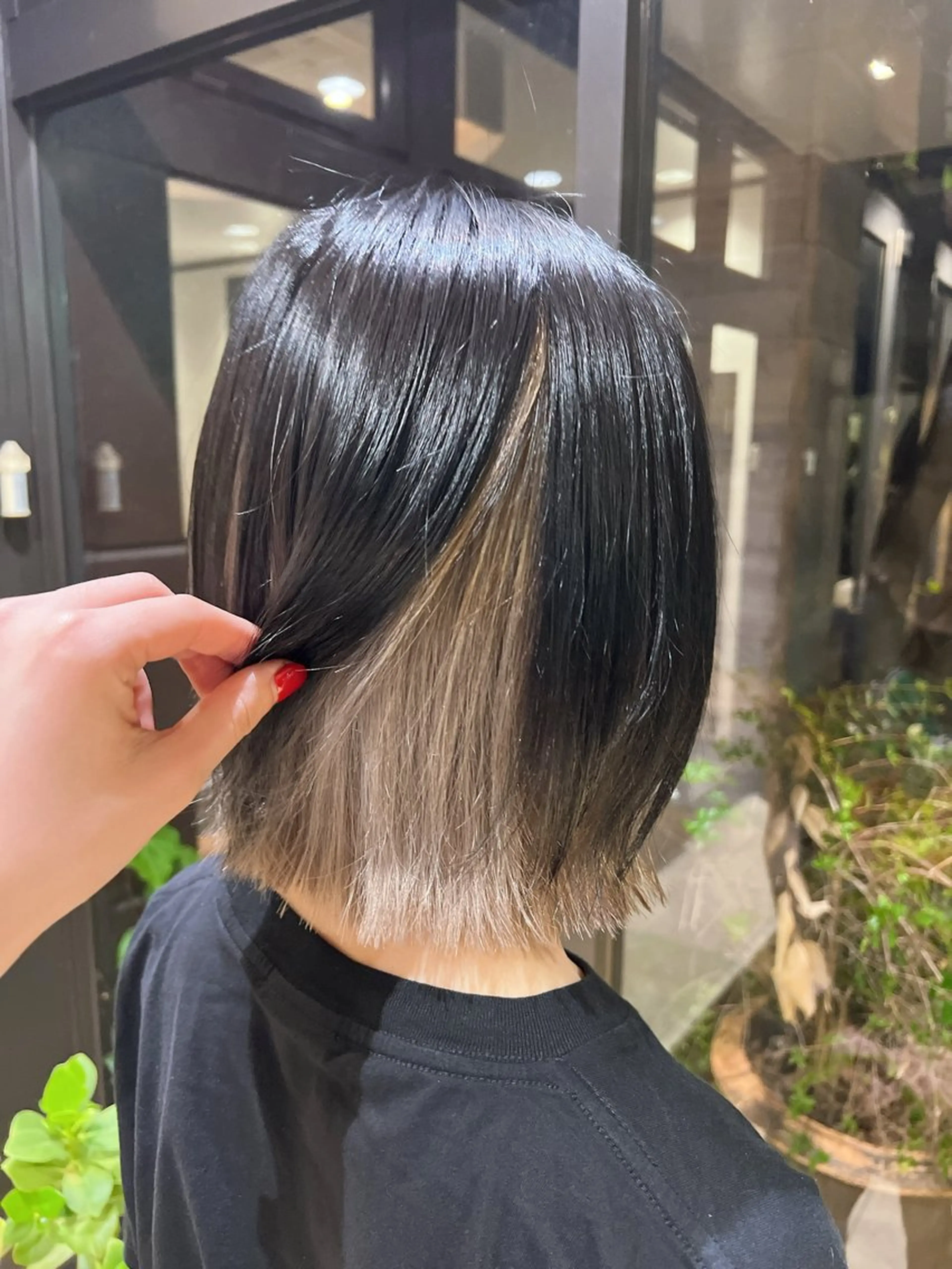 ミディアム ヤマダレナ/個室/ 透明感艶カラー😽✨のヘアスタイル