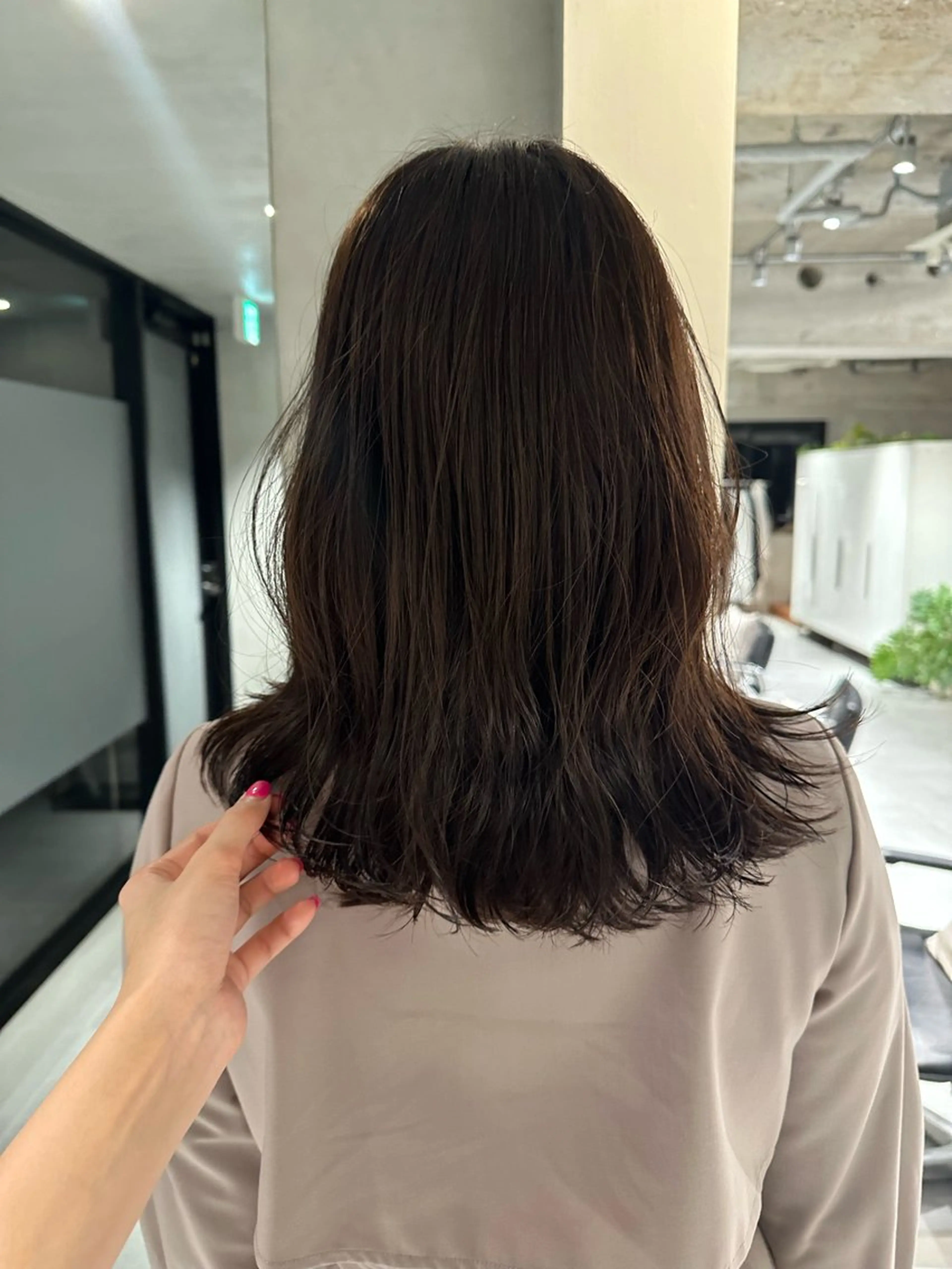 セミロング パーマ セミロングパーマ デジタルパーマ FILMS所属・レイヤーボブ★ cocomoのヘアスタイル