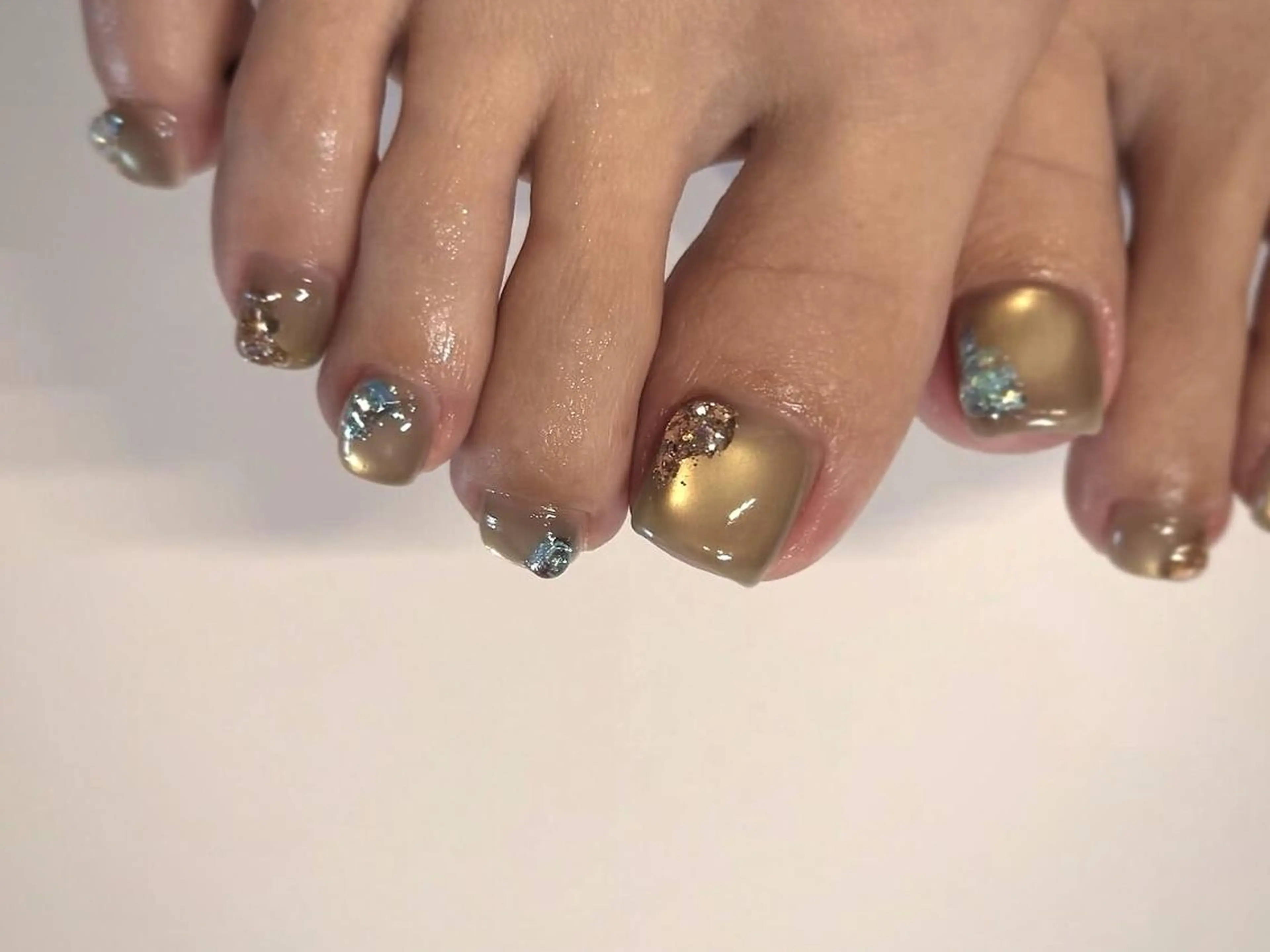 ずーっと使える♪ フット アート１０本 デザイン1種類 ¥8,300《ケア&バス込》の写真