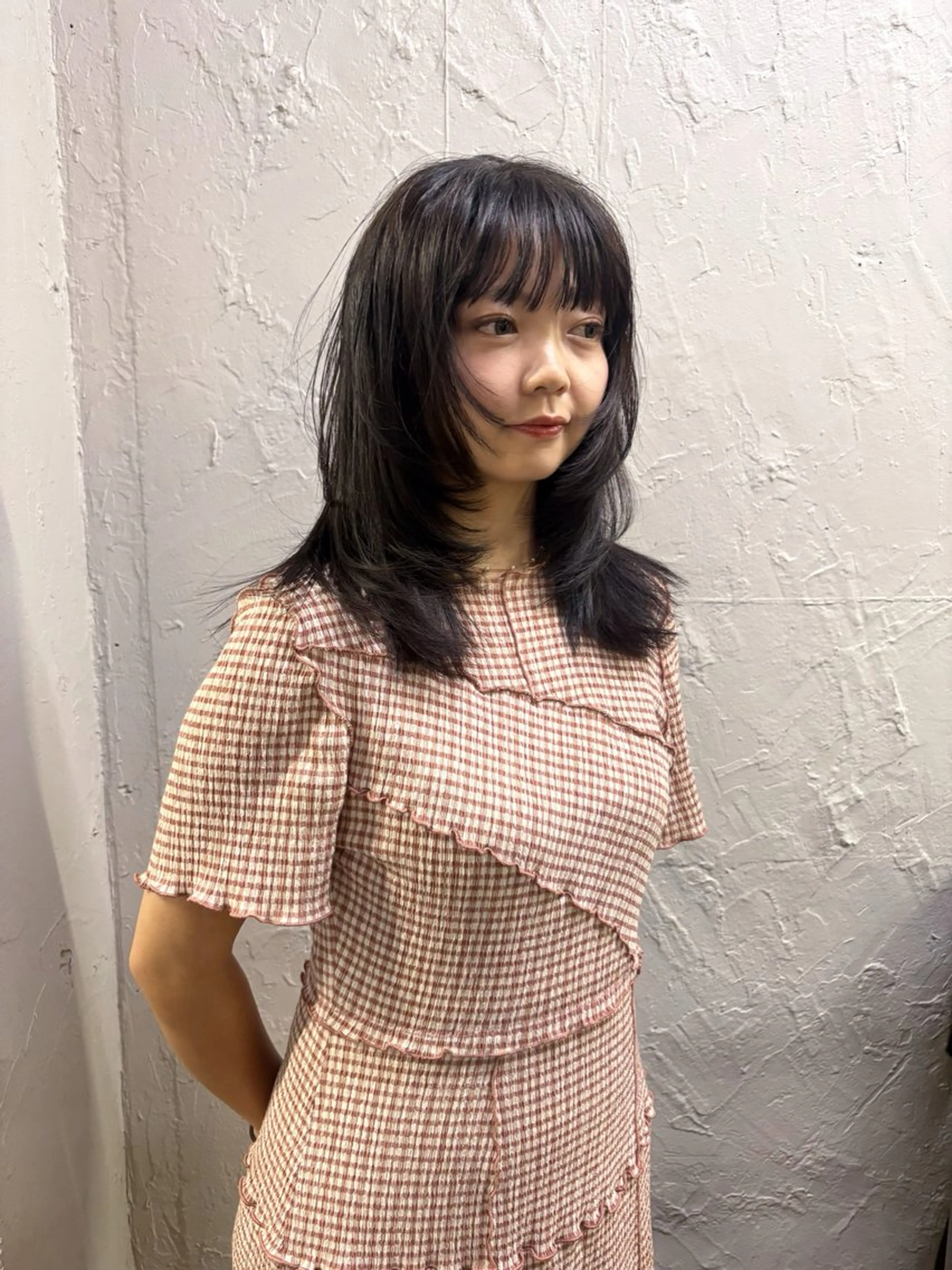 ロング カット トリートメント ハイトーン レイヤー🎀meiのヘアスタイル