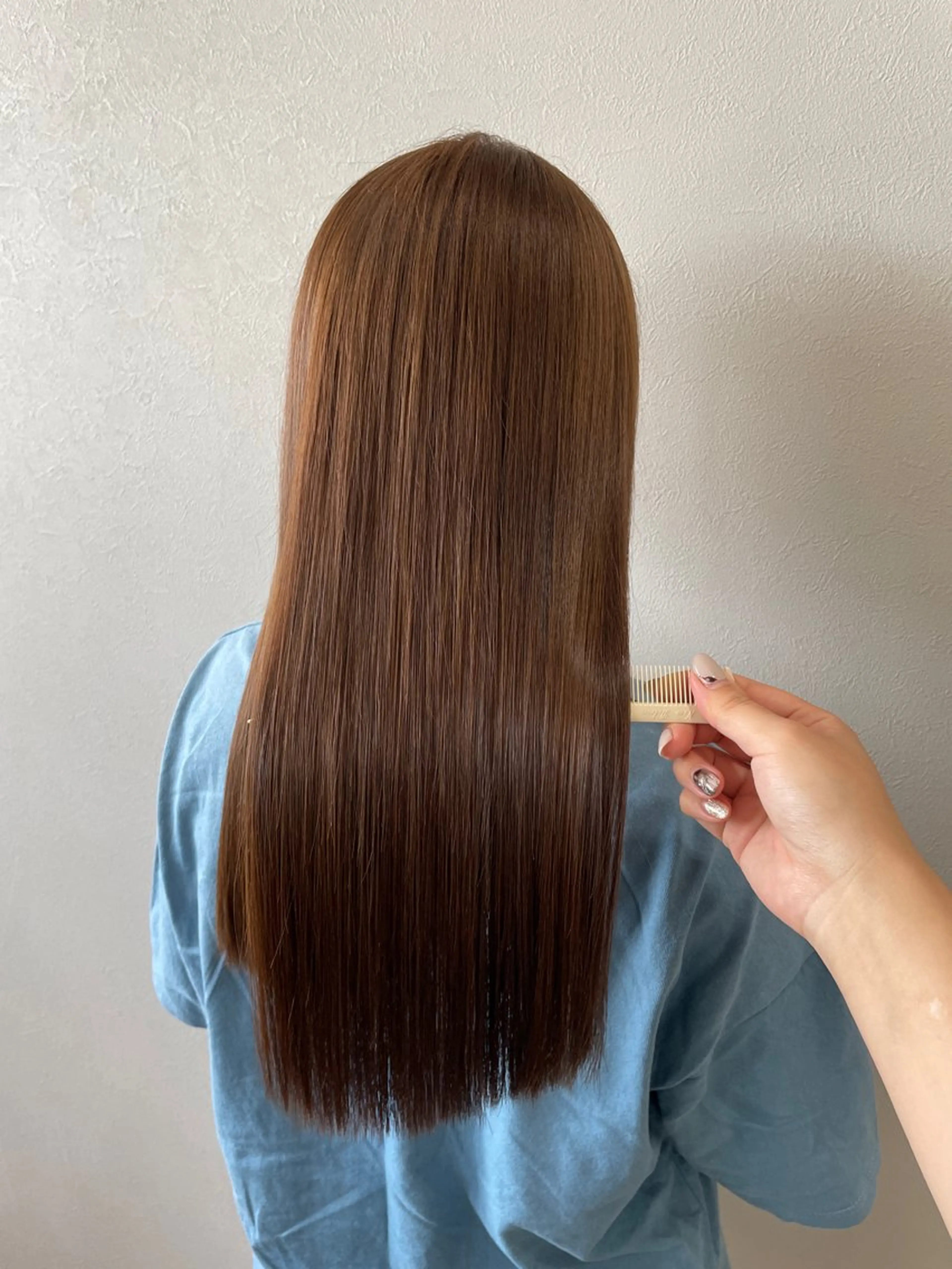 ロング カラー 髪質改善 トリートメント ヘアカラー トリートメント libuR(リブール)トータルビューティーサロン所属・西尾美容室libuR Ryokaのヘアスタイル