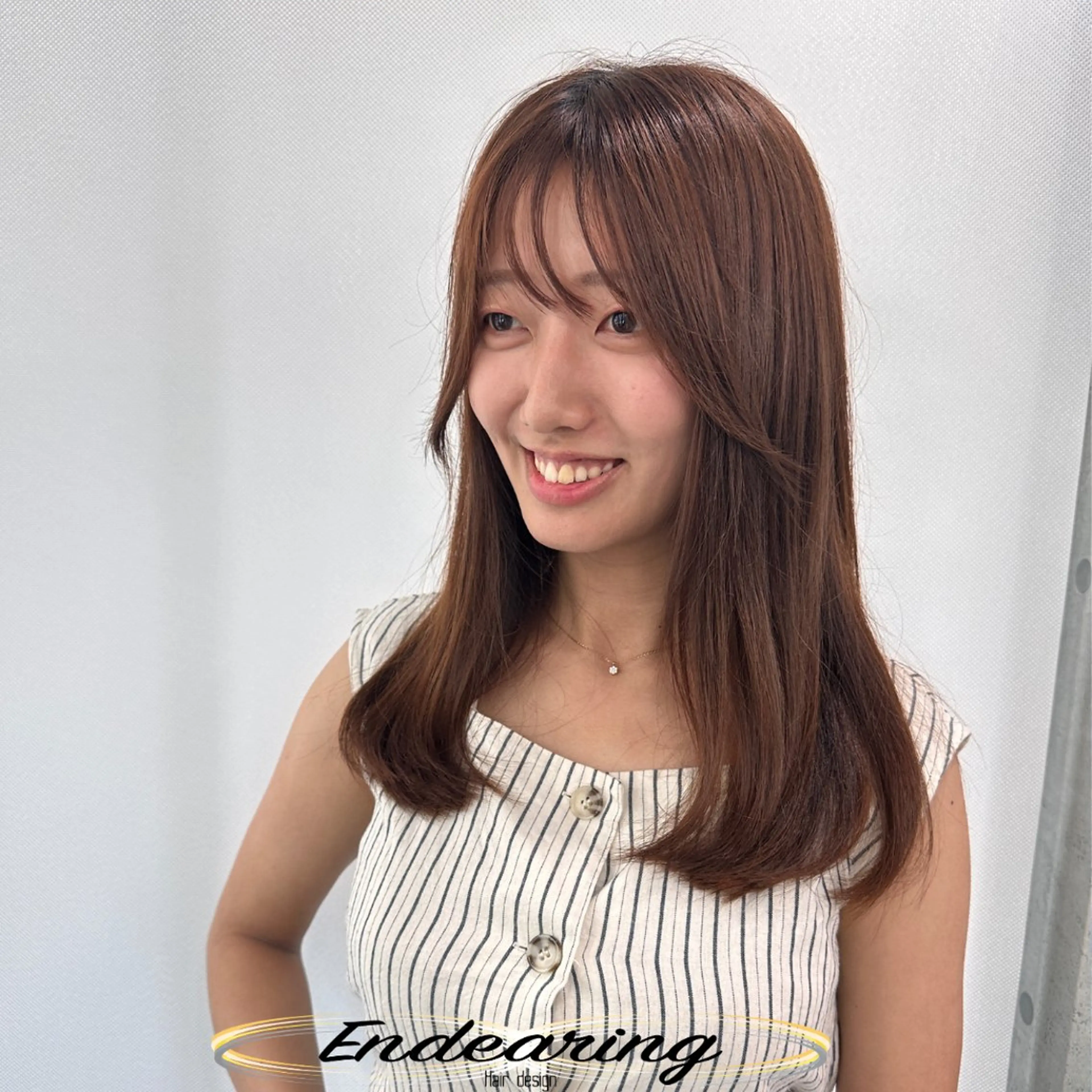 セミロング 似合わせカット カット ヘアカラー Endearing 銀座/レイヤーカットのヘアスタイル