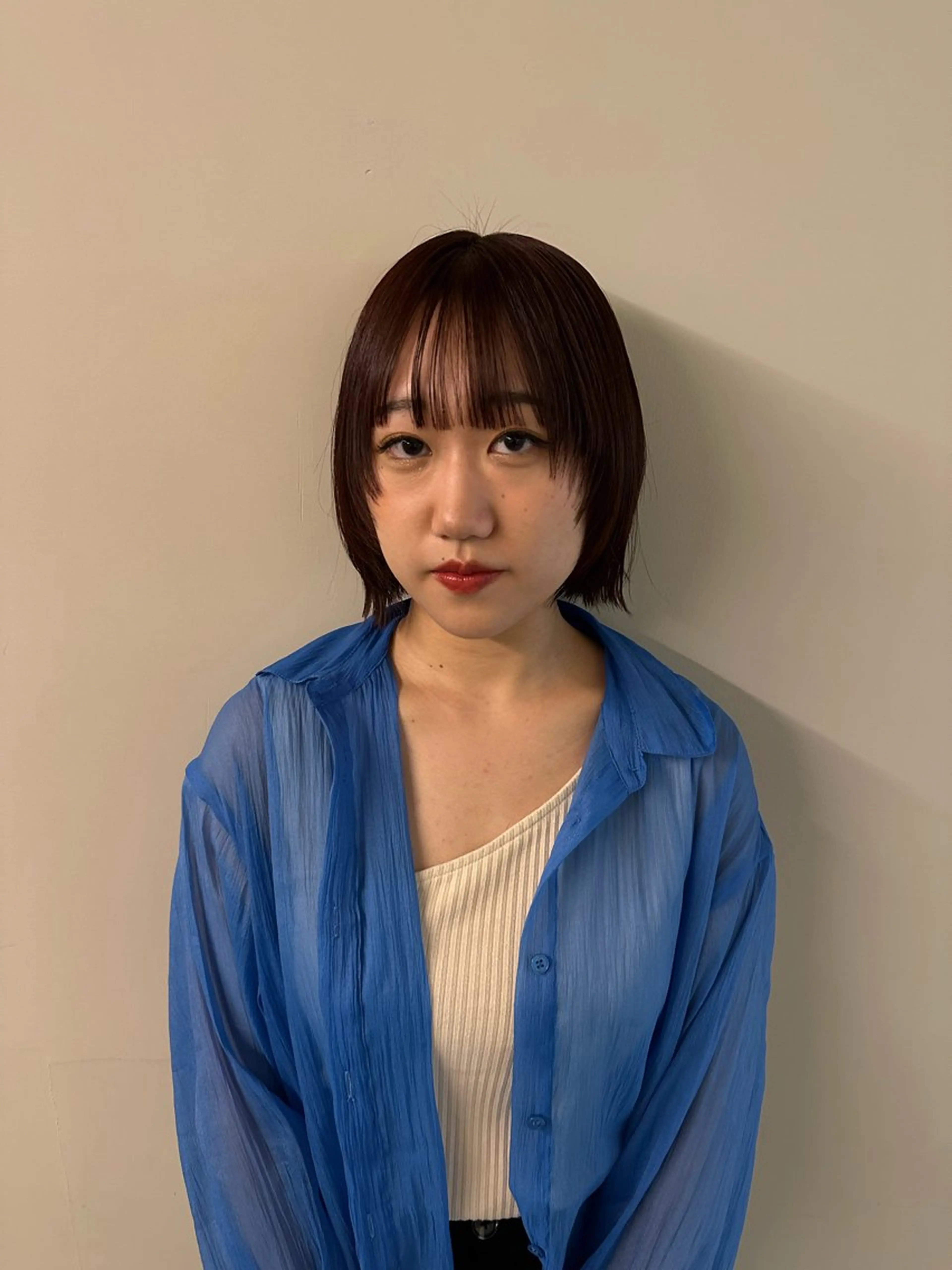 ショート カット ヘアカラー トリートメント レイヤー/ボブ/ 透明感カラー/ニワのヘアスタイル