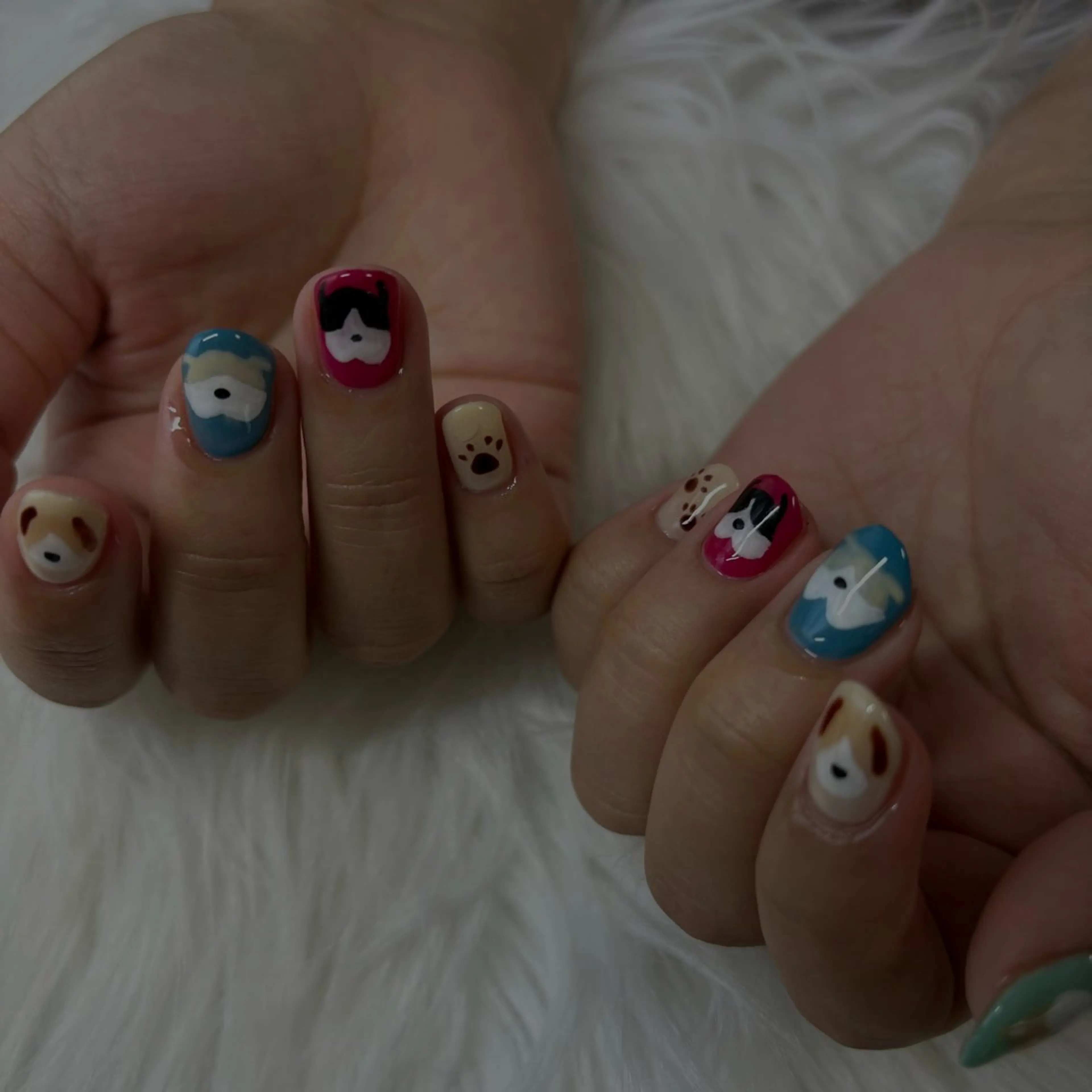 ネイル 長さ出し キラキラネイル 韓国ネイル マグネットネイル ニュアンスネイル vante_aimi .パラジェル取扱店のネイルデザイン