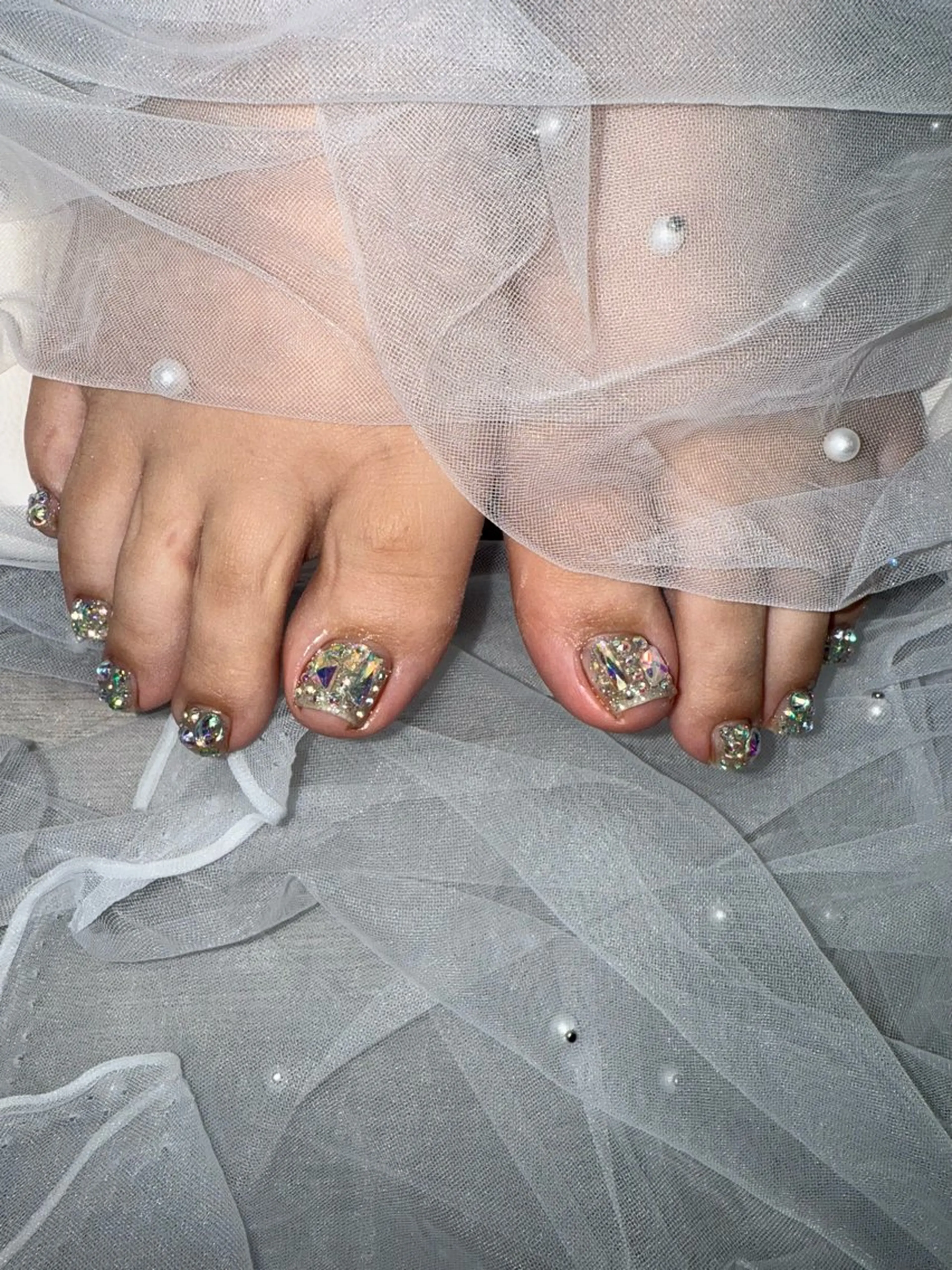 ネイル 持ち込み フットネイル Raviliss ♡のネイルデザイン