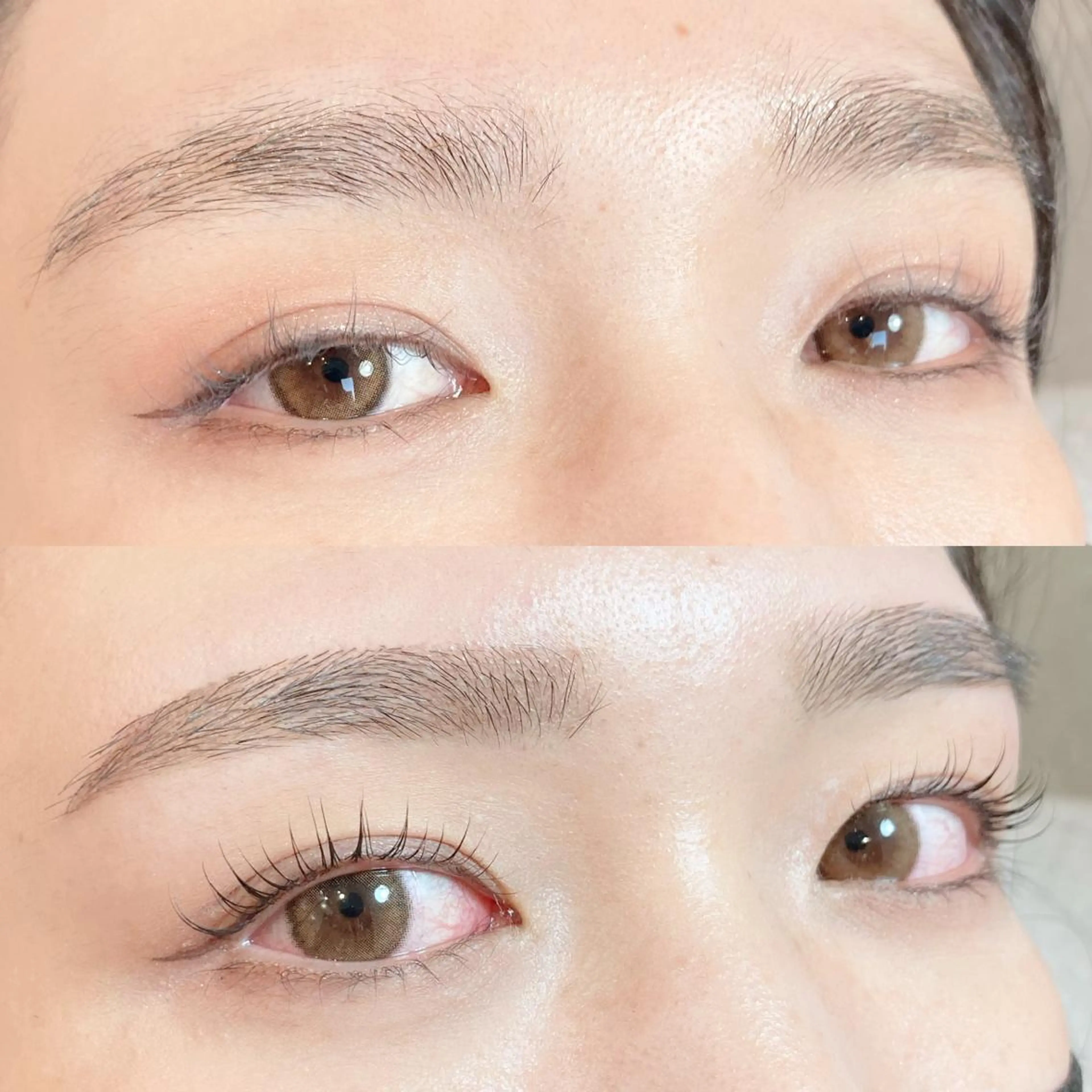 ラッシュリフト＋アイブロウスタイリングの写真