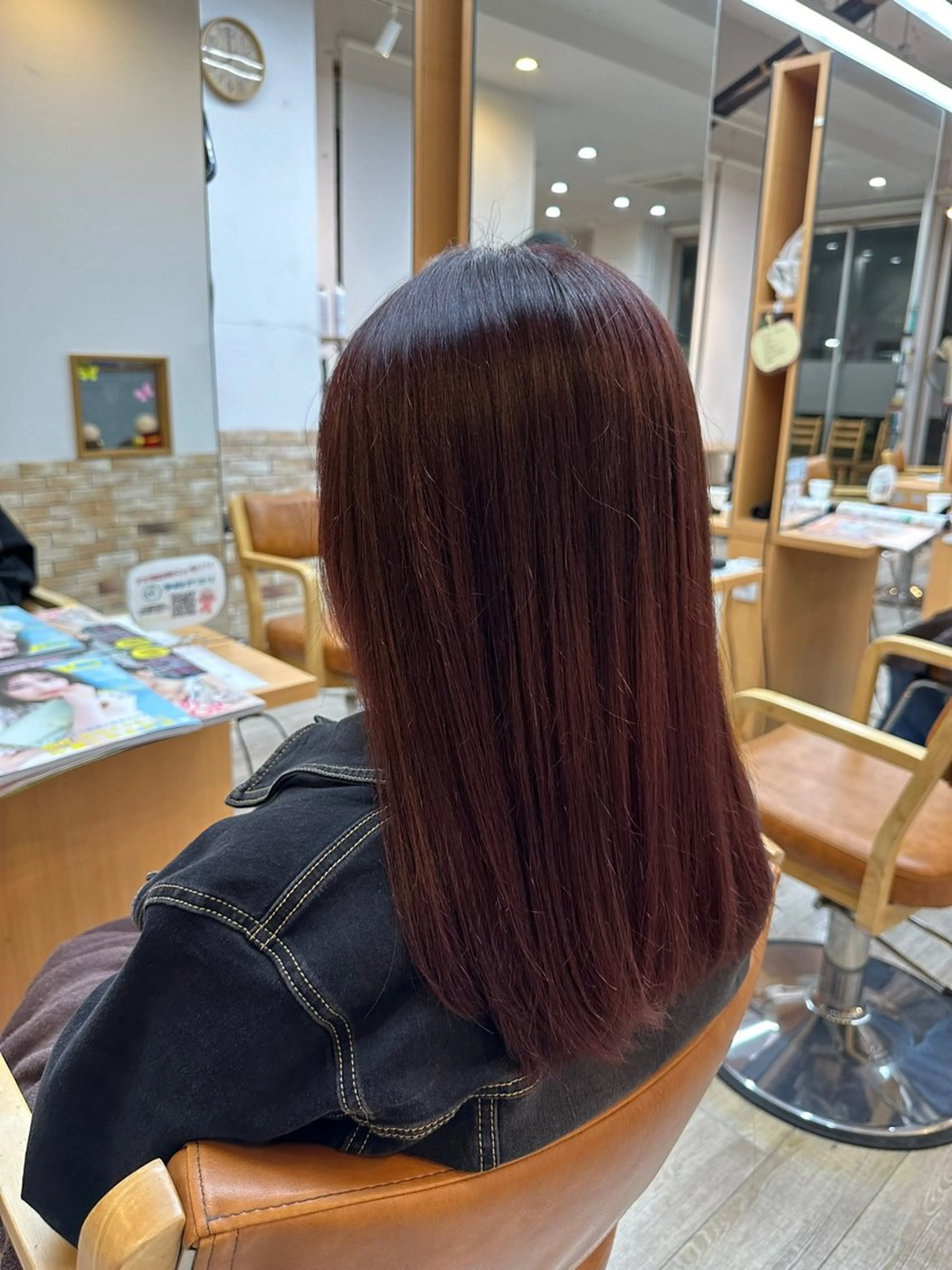 ロング カラー カット ヘアカラー Reina 🫧のヘアスタイル