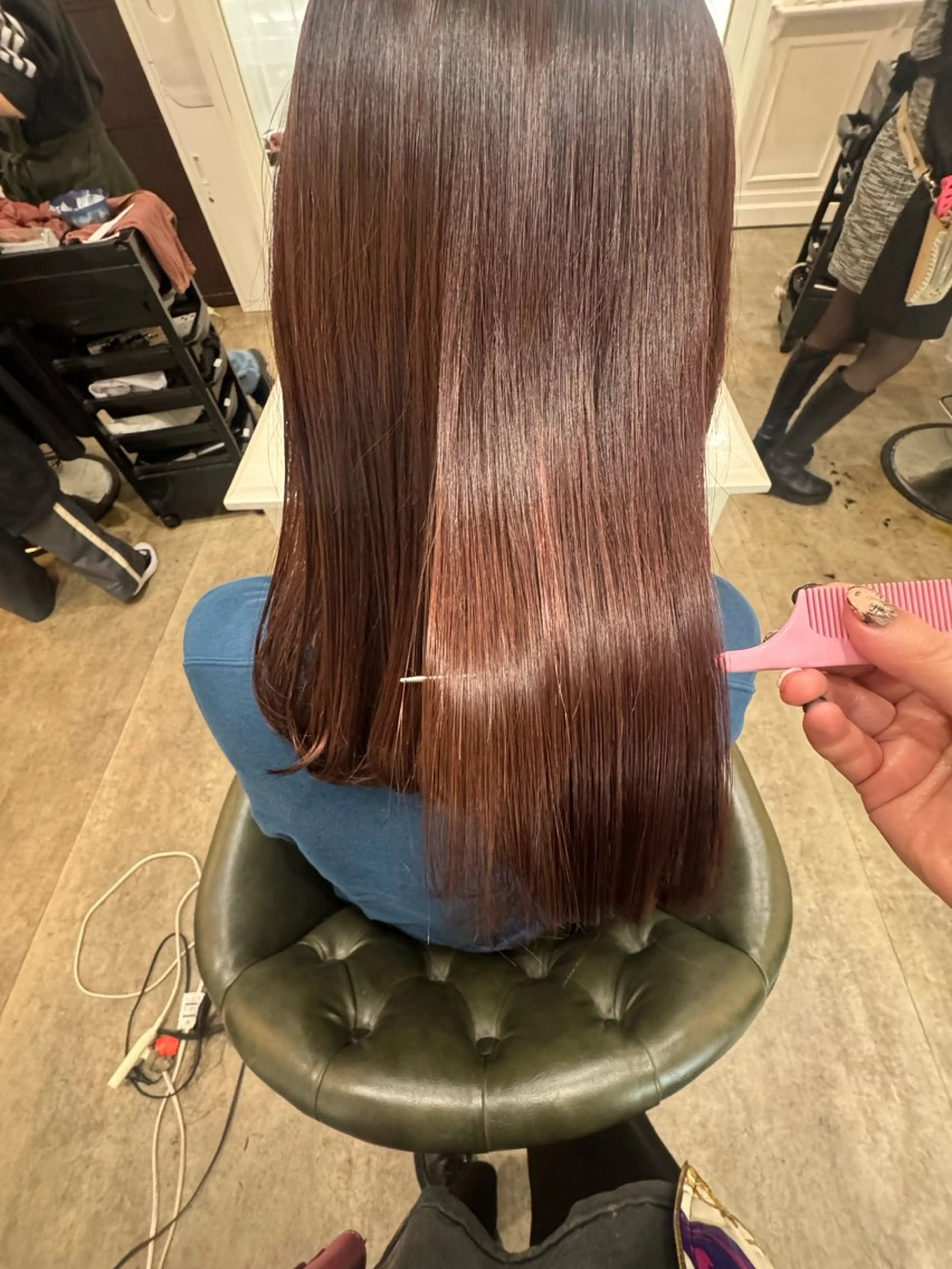 セミロング パーマ 酸性ストレート ストレートパーマ Fuu.by lupine所属・10日空きあり 🌟misatoのヘアスタイル