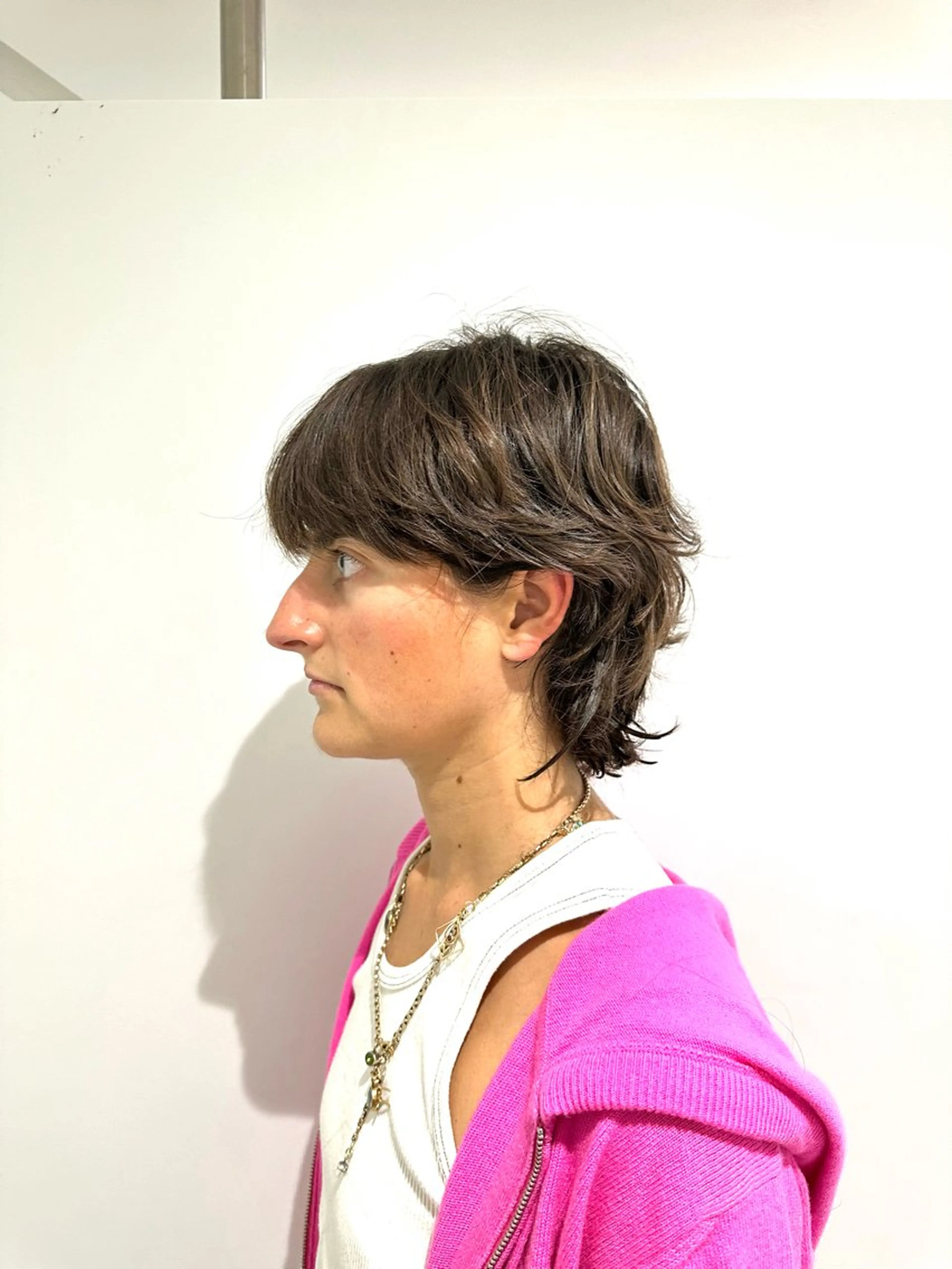 ショート パーマ 卒業式のヘアスタイル 🫧RYOグレージュ /透け感カラー🫧のヘアスタイル